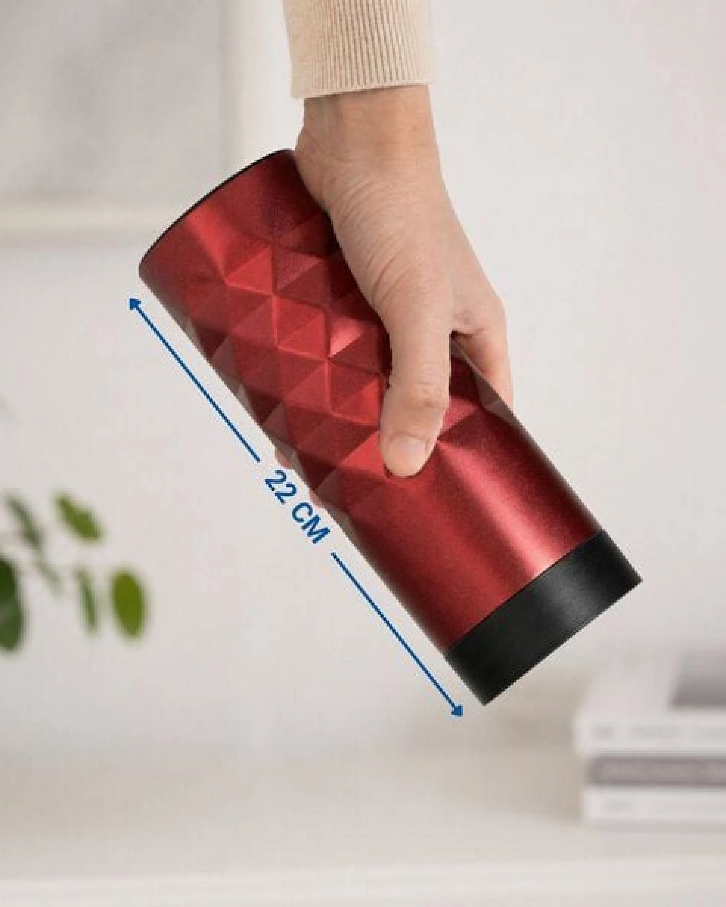 elasto Thermobecher 440 ml aus Edelstahl - doppelwandiger Kaffeebecher to go - auslaufsicherer Isolierbecher – Ansicht 4