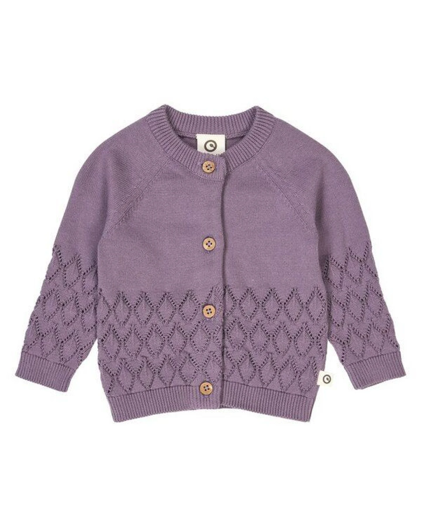 Fred's World by Green Cotton "Green Cotton" Strickjacke flieder – Ansicht 2