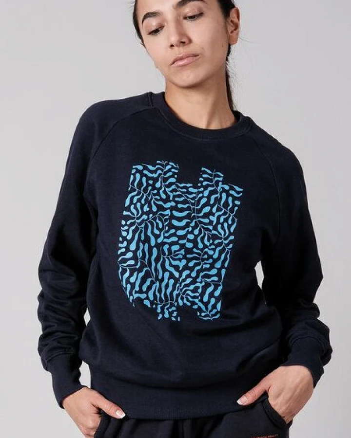 FANTASTIC REALITY STUDIOS THE OCEAN RAGLAN SWEATSHIRT - Bio-Baumwolle, Unisex