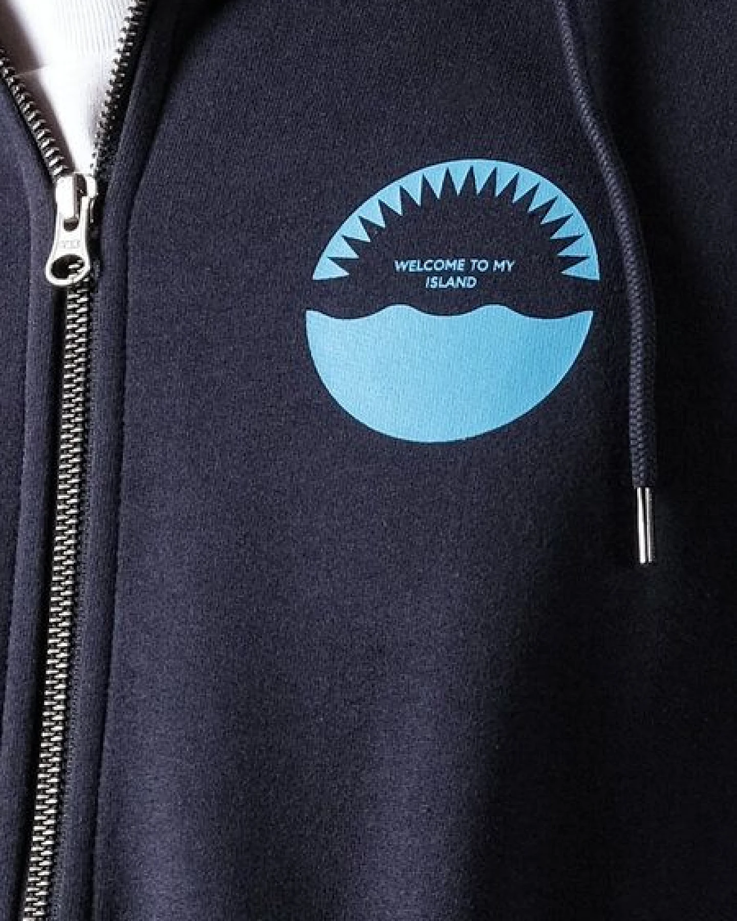 FANTASTIC REALITY STUDIOS WELCOME ZIP-UP HOODIE – Bio-Baumwolle, Unisex – Ansicht 3