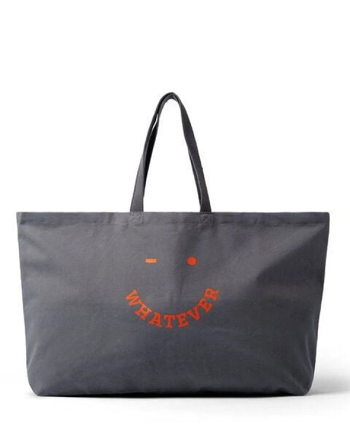 FANTASTIC REALITY STUDIOS WHATEVER LARGE CANVAS TOTE – Bio-Baumwolle, Unisex