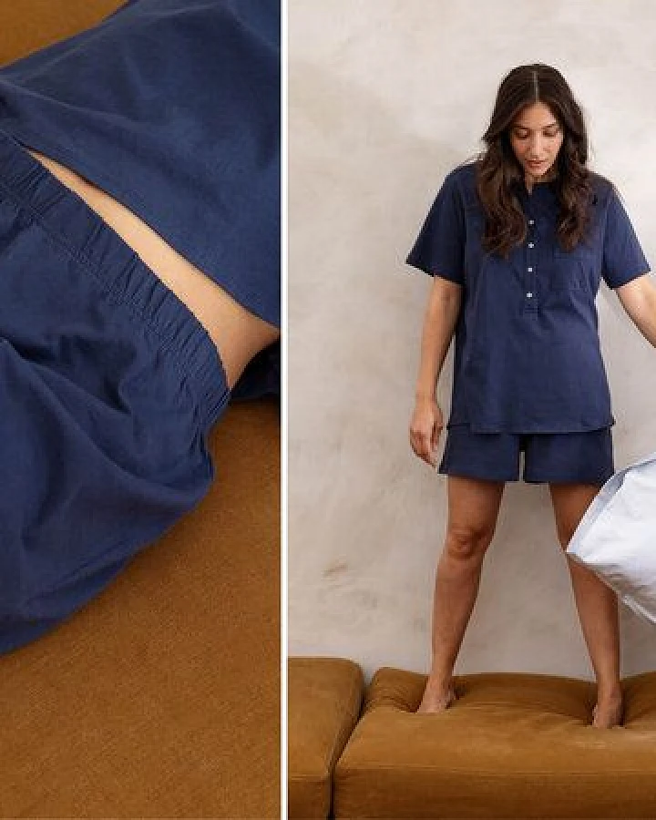 Yumeko Pyjama-Short Damen Jersey