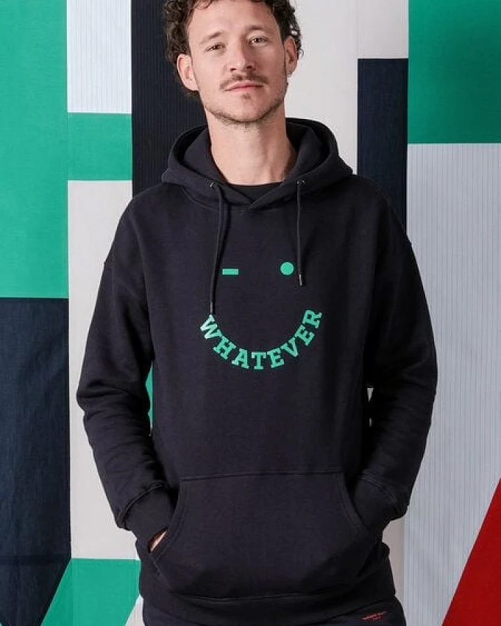 FANTASTIC REALITY STUDIOS WHATEVER BOXY FIT HOODIE – Bio-Baumwolle, Unisex
