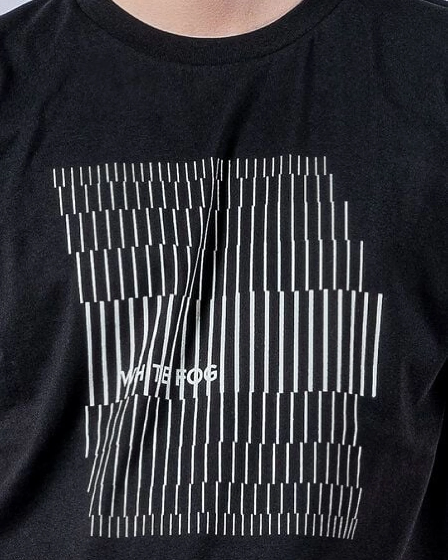FANTASTIC REALITY STUDIOS WHITE FOG T-SHIRT – Bio-Baumwolle, Unisex – Ansicht 3