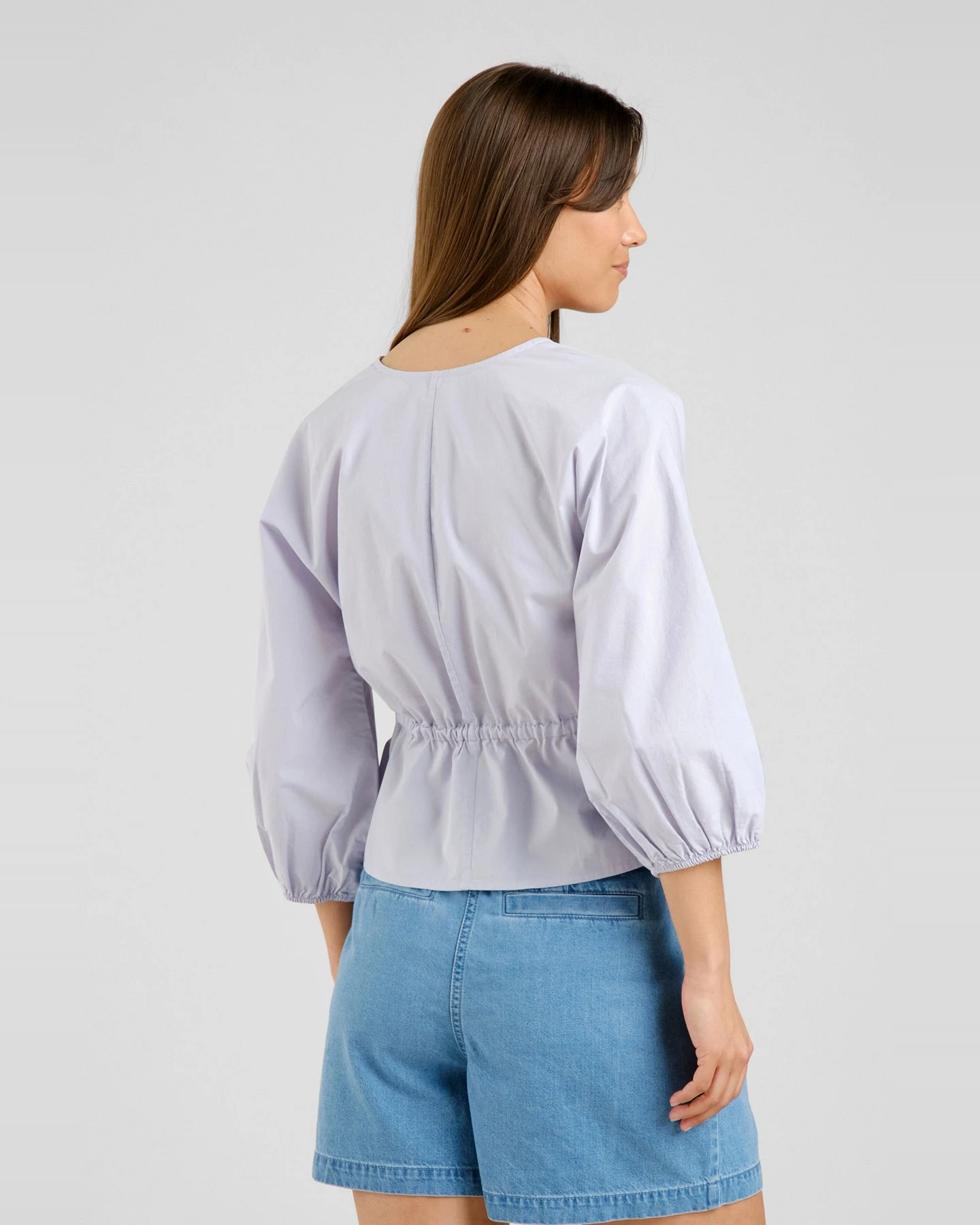 Wickelbluse Rosenvik Lila – Ansicht 4