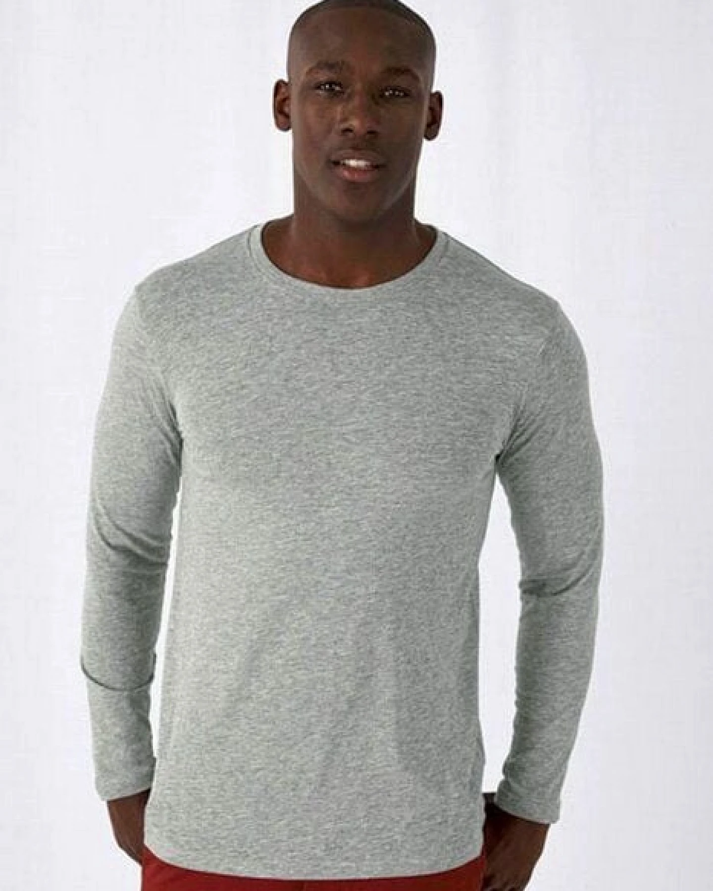 B&C Collection Inspire Langarm T-Shirt Herren / Men – Ansicht 2