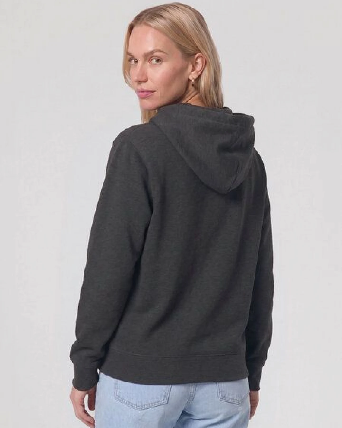 glore Basics Basic Hoodie mit Kordeln - Toni - aus Bio-Baumwolle – Ansicht 3