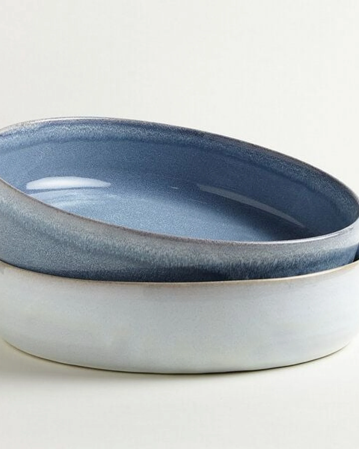 onomao Handgemachte Große Schale aus Steinzeug – Ansicht 4