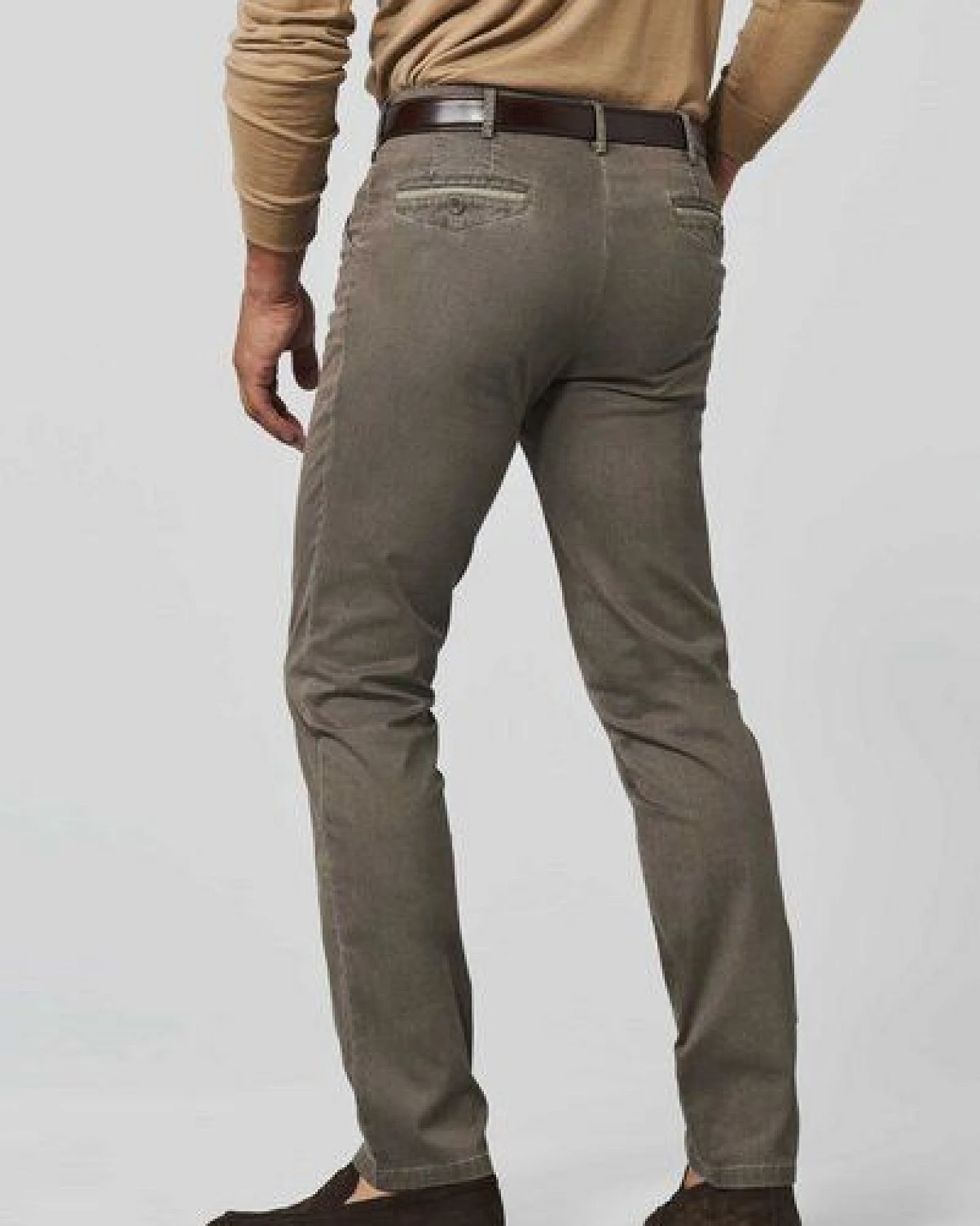 MEYER TWO-TONE-BAUMWOLLSTRETCH CHINO – Ansicht 3