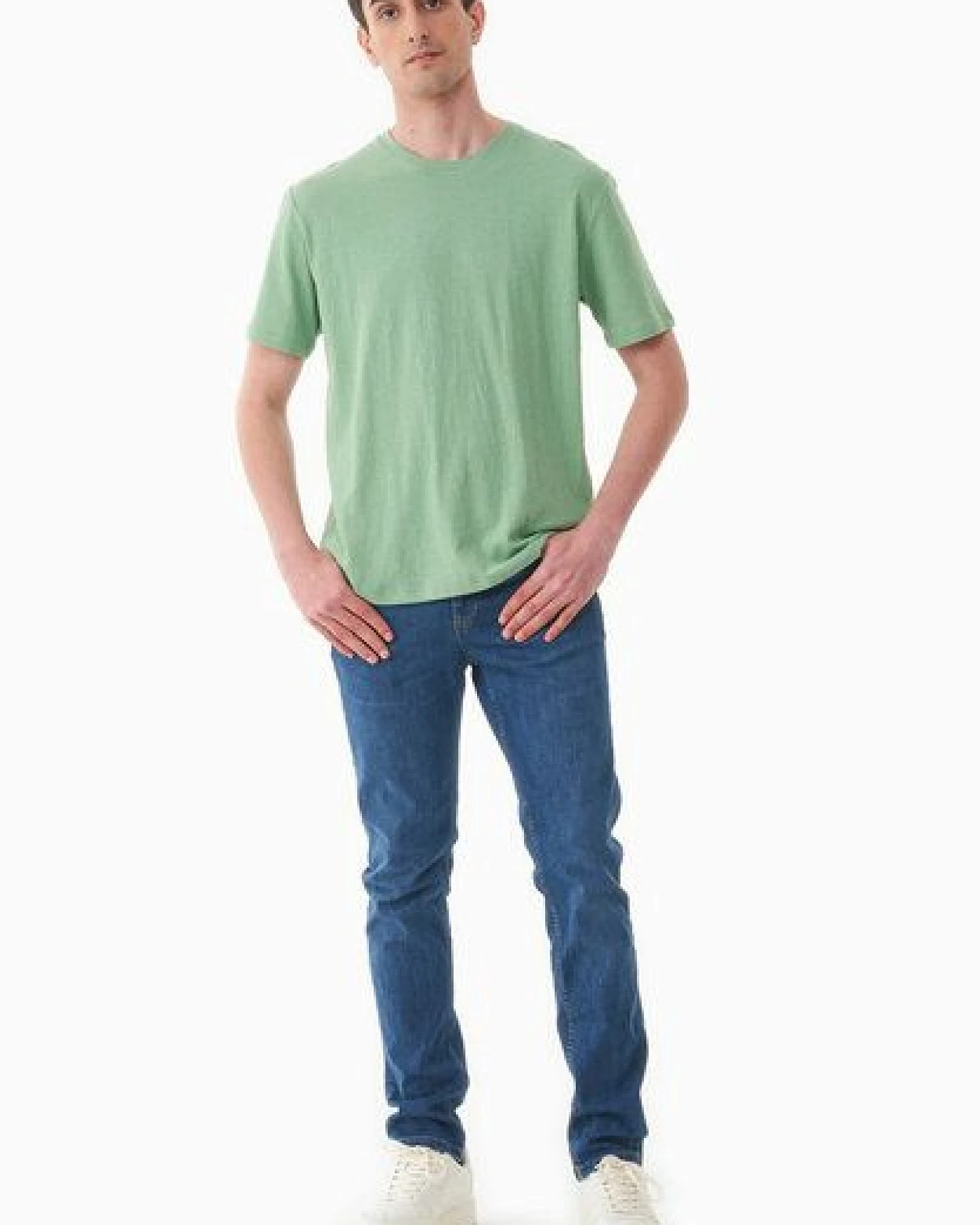 ORGANICATION T-Shirt aus Bio-Baumwolle und Leinen – Ansicht 2