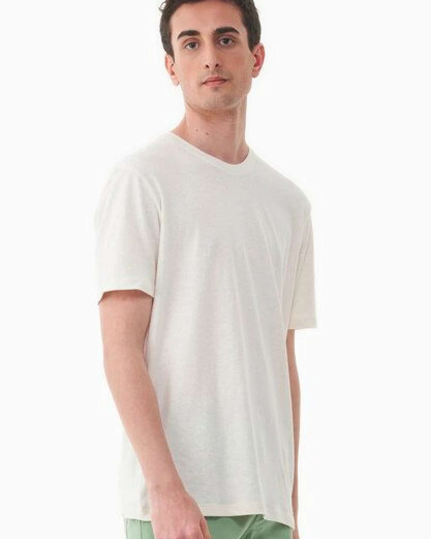 ORGANICATION T-Shirt aus Bio-Baumwolle und Leinen – Ansicht 3