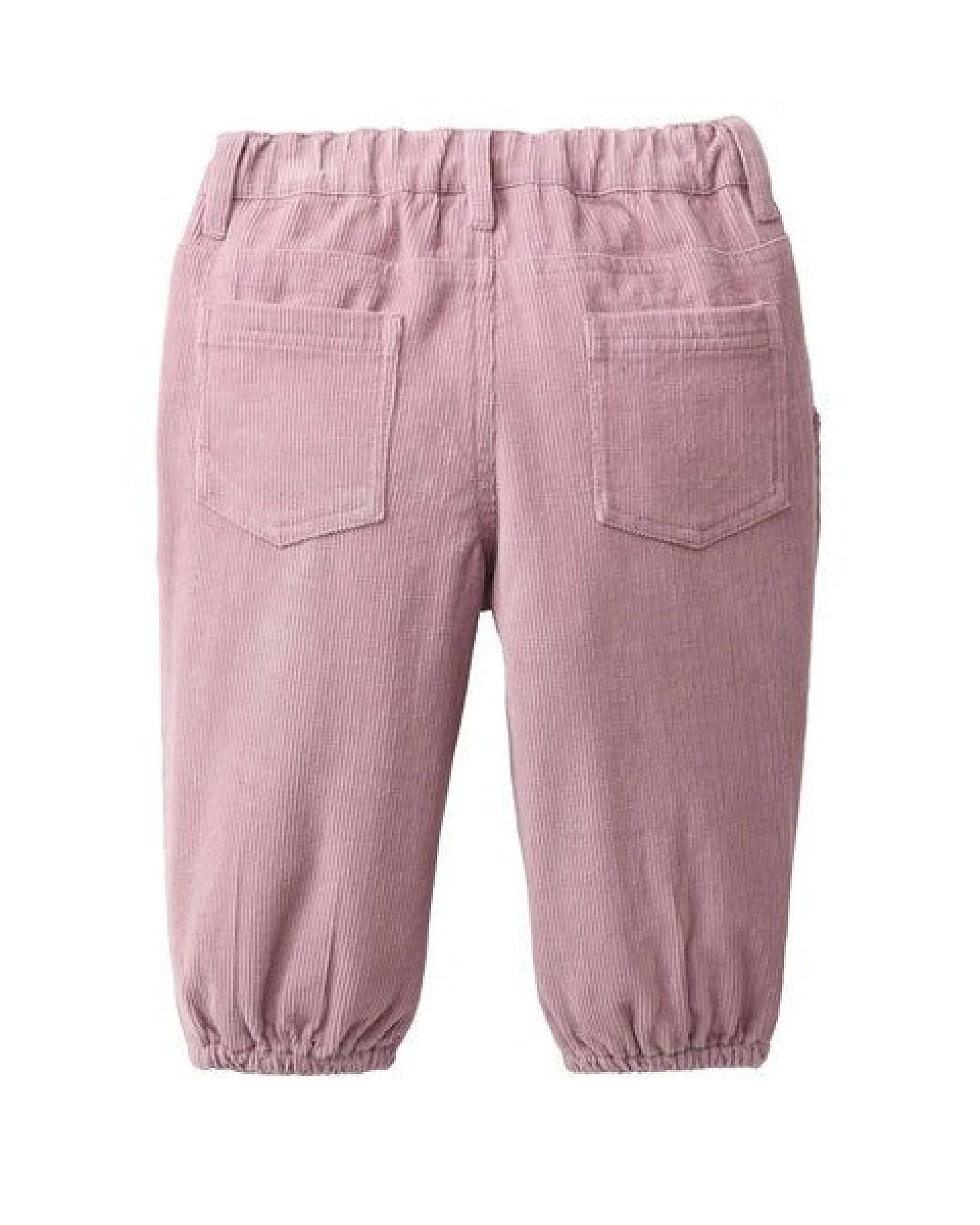 People Wear Organic Kord Hose, flieder uni, Bio-Baumwolle – Ansicht 2