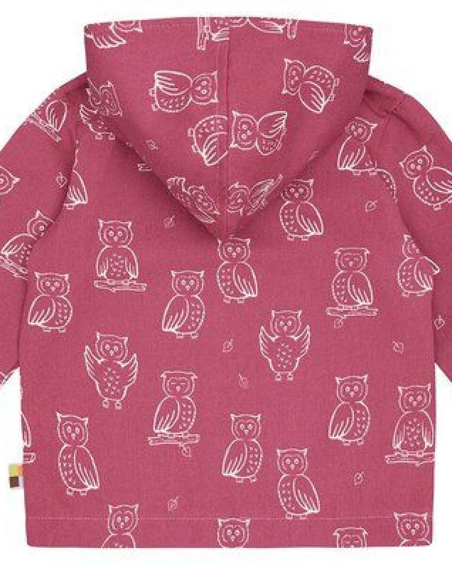 loud + proud Babys & Kinder Wasserabweisende Jacke mit Druck, GOTS-zertifiziert – Ansicht 2