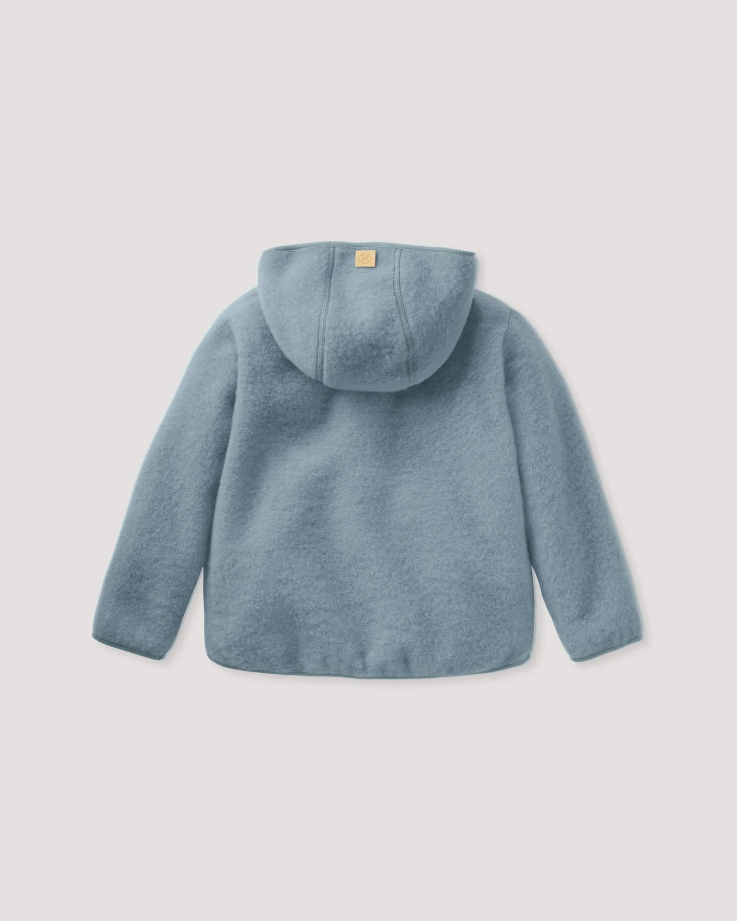 hessnatur Kinder Wollfleece Jacke aus Bio-Merinowolle - blau - Größe 158/164 – Ansicht 2