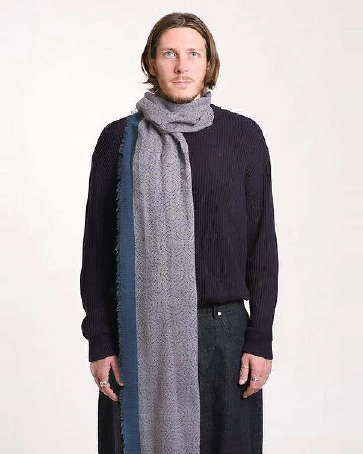 Djian Schal aus Merino-Wolle – CIRCLES – mulesingfrei