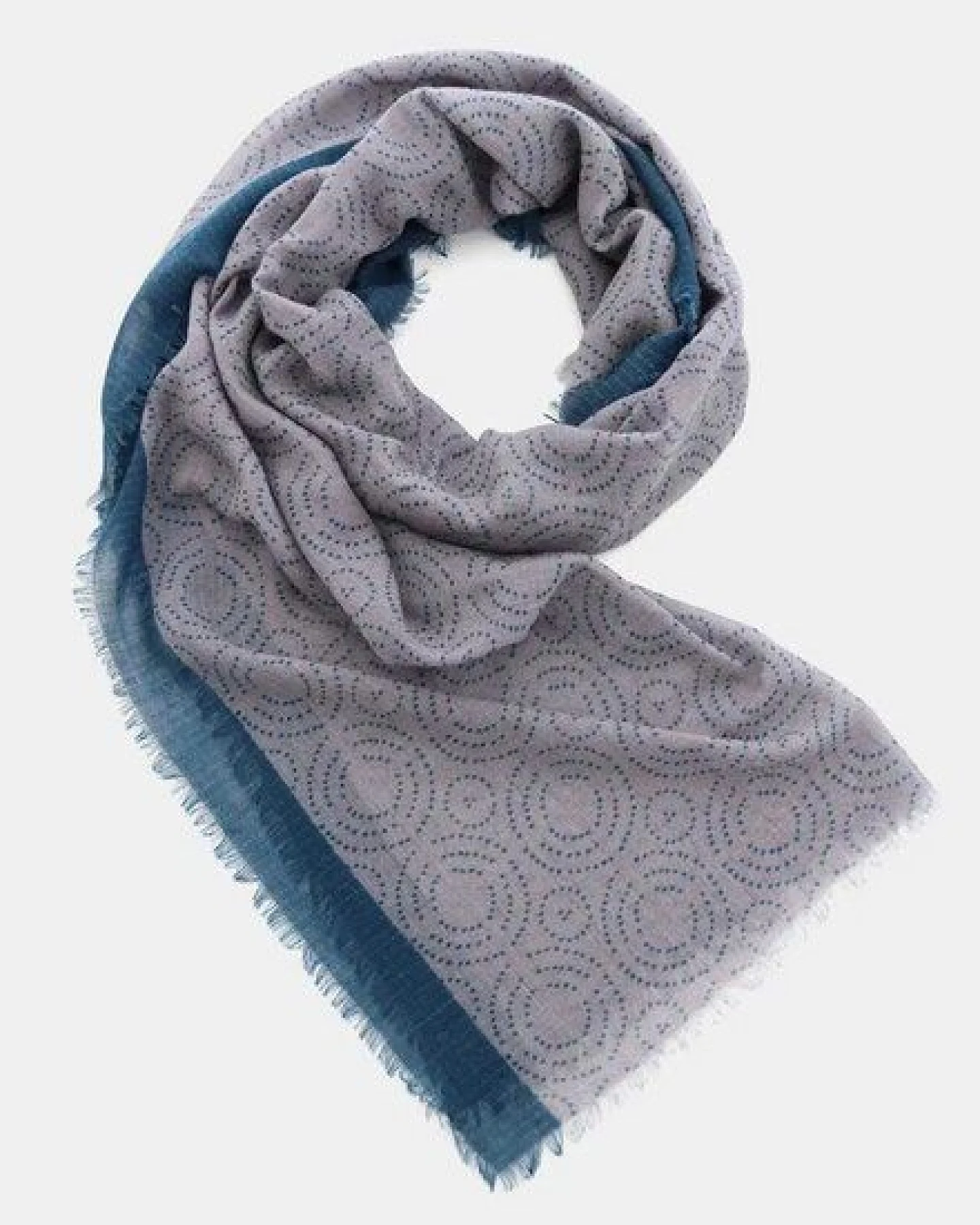 Djian Schal aus Merino-Wolle – CIRCLES – mulesingfrei – Ansicht 3