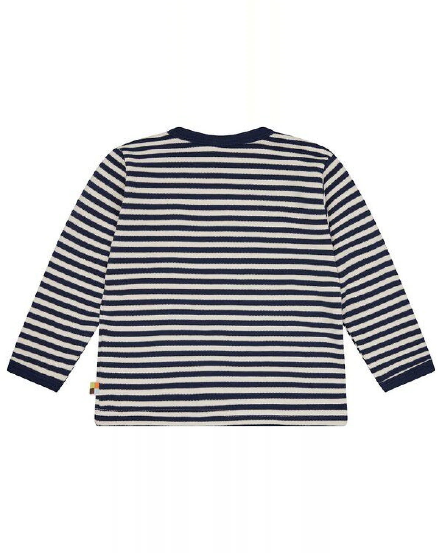 loud + proud Babys & Kinder Shirt Interlock Ringel, GOTS-zertifiziert – Ansicht 2