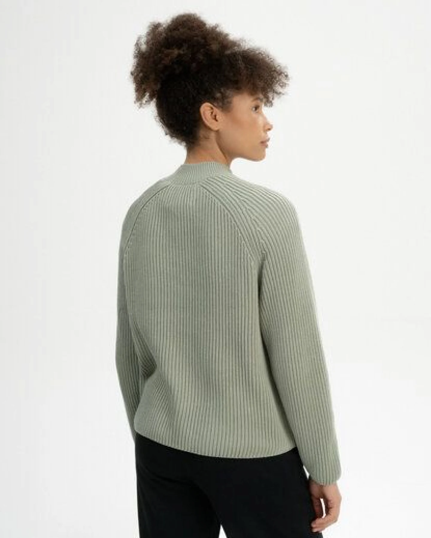 Rippstrick Stehkragenpullover ANALAH – Ansicht 2