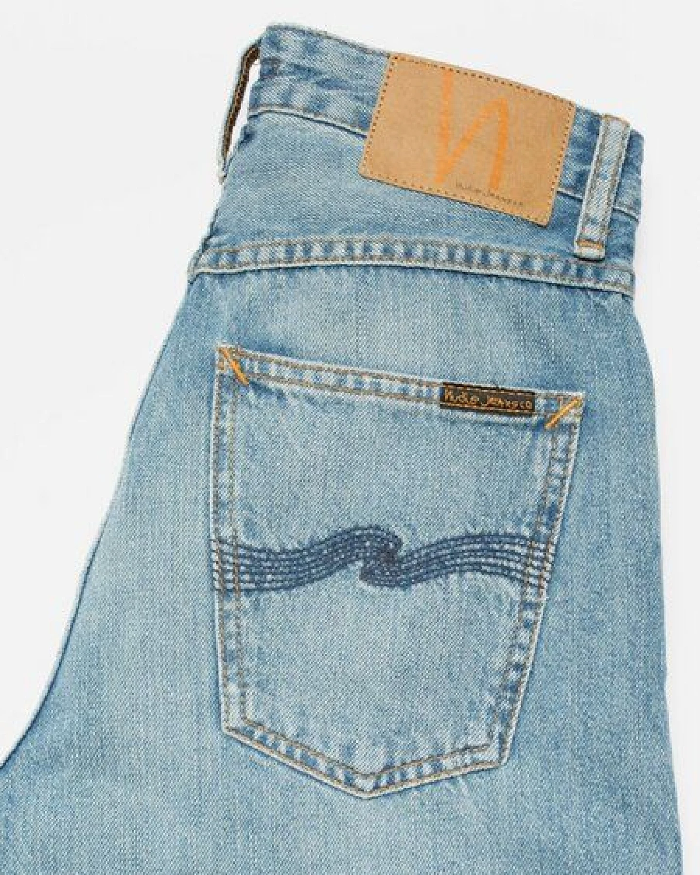Nudie Jeans Breezy Britt Blue Wave – Ansicht 4