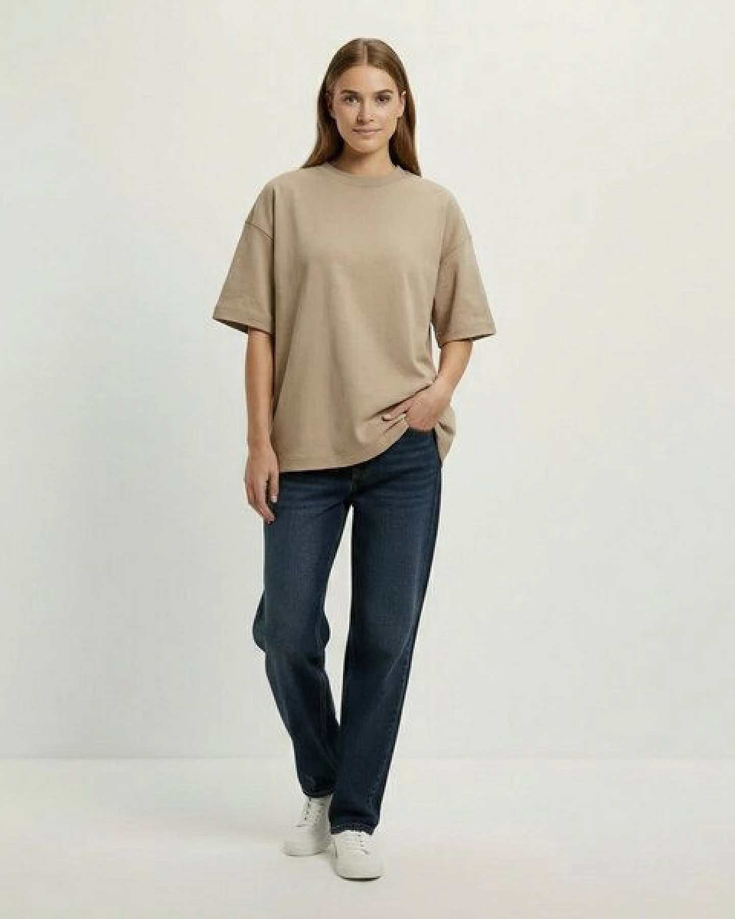 YTWOO Oversize T-Shirt French Terry Ultraheavy – Ansicht 2