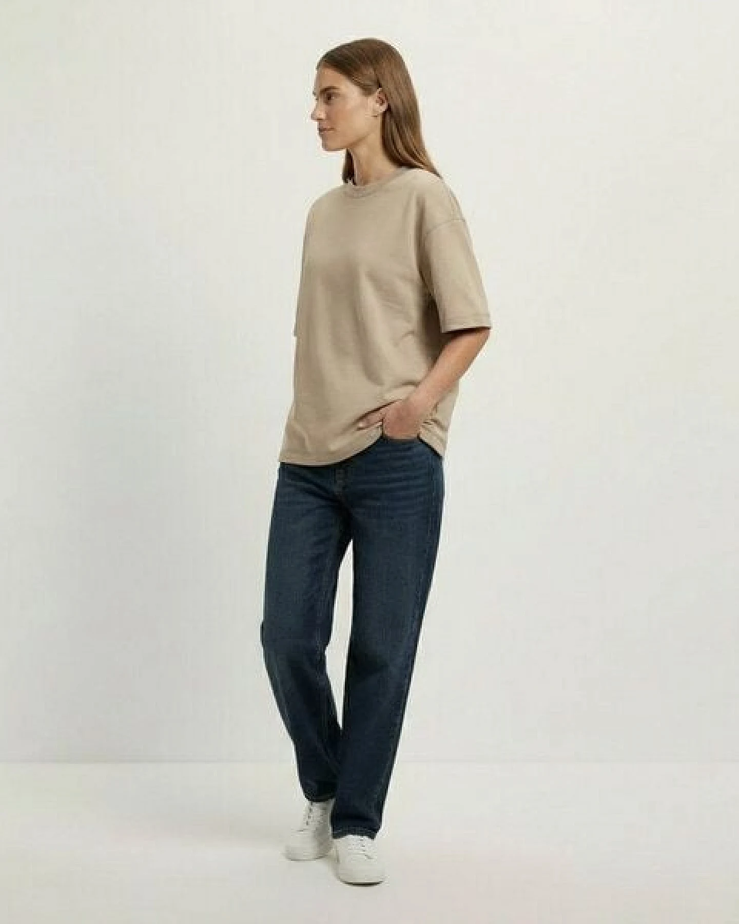 YTWOO Oversize T-Shirt French Terry Ultraheavy – Ansicht 4