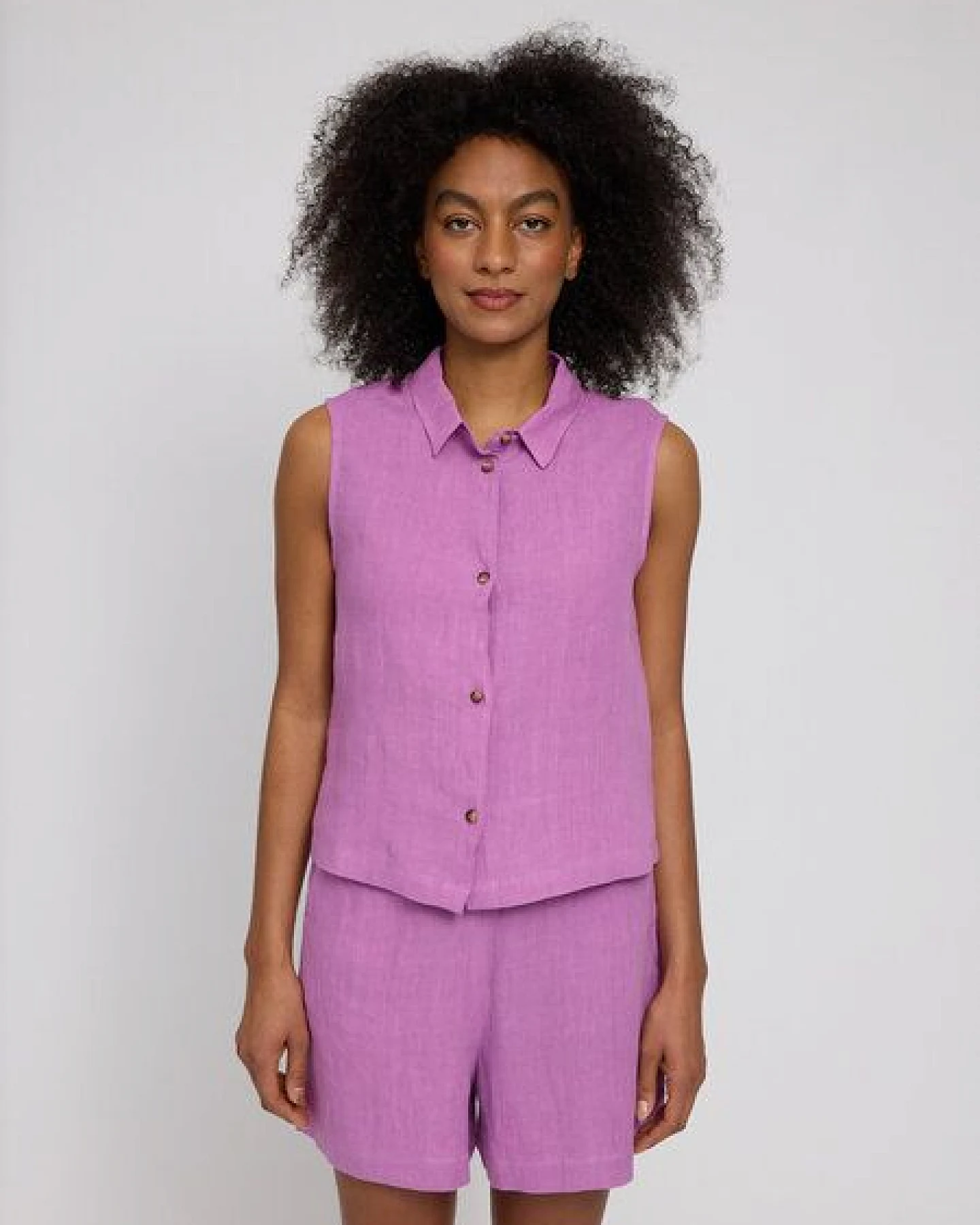 Mazine Bluse Sleeveless Linen – Ansicht 2