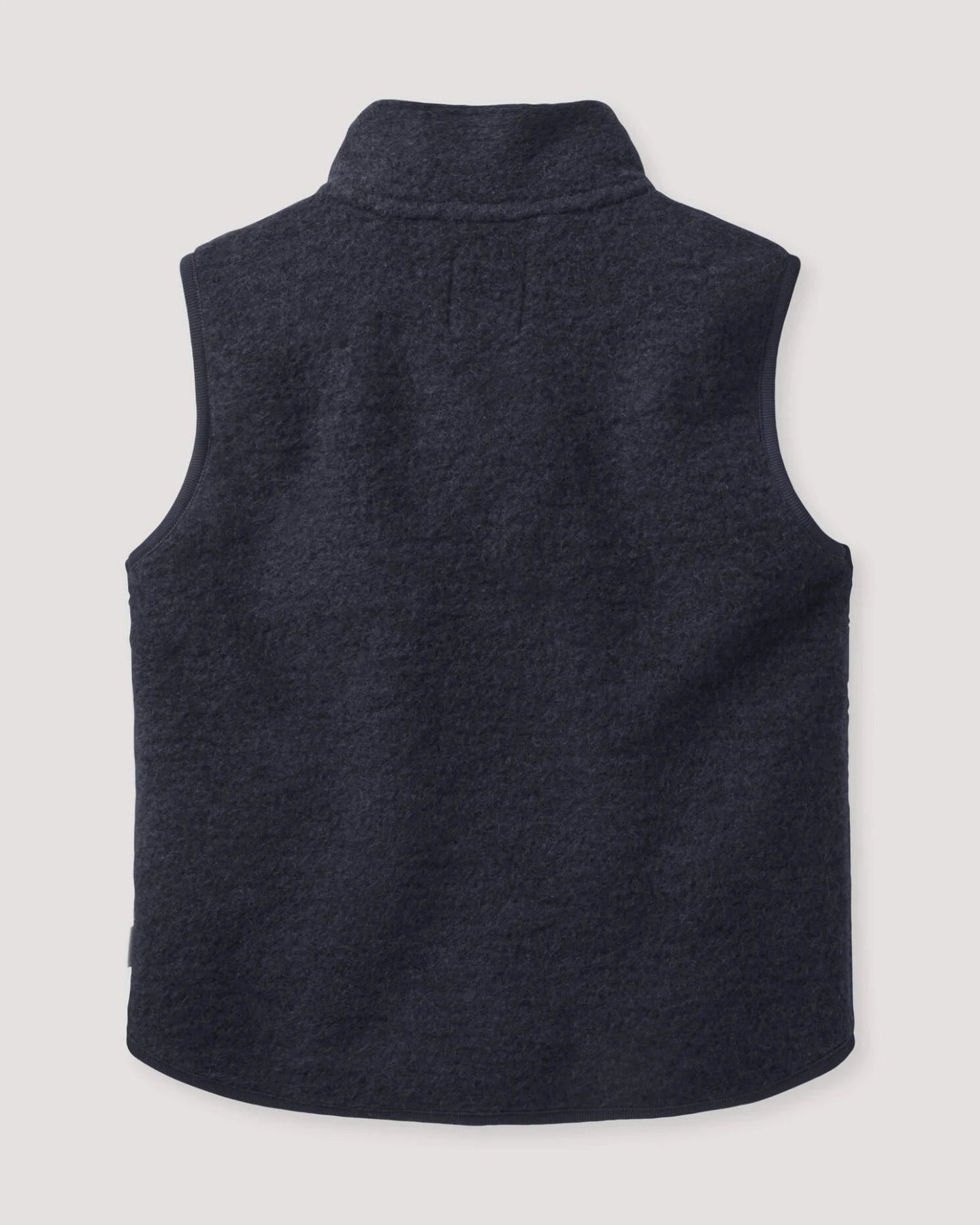 hessnatur Kinder Wollfleece Weste aus Bio-Merinowolle - blau - Größe 122/128 – Ansicht 2