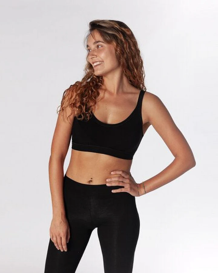 CASAGiN Bralette-BH mit herausnehmbaren Cups aus natürlicher Pflanzenfaser