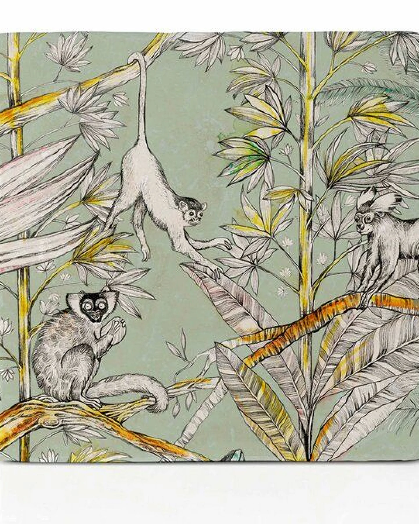 Fliesenuntersetzer 6er-Set »Jungle Me All« von LIGARTI – Ansicht 2