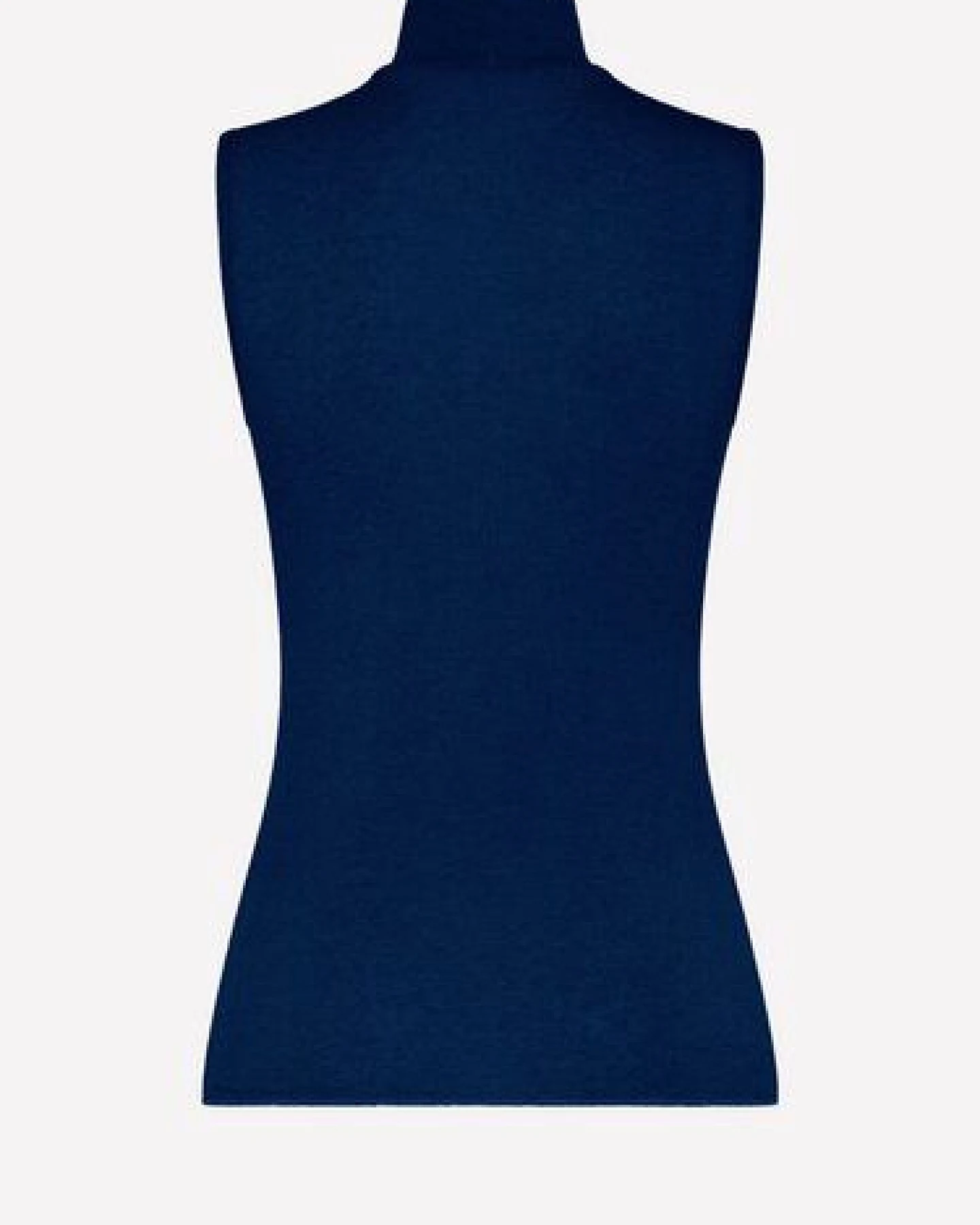 CASAGiN Ärmelloser Rollkragenpullover aus TENCEL und Kaschmir – Ansicht 2