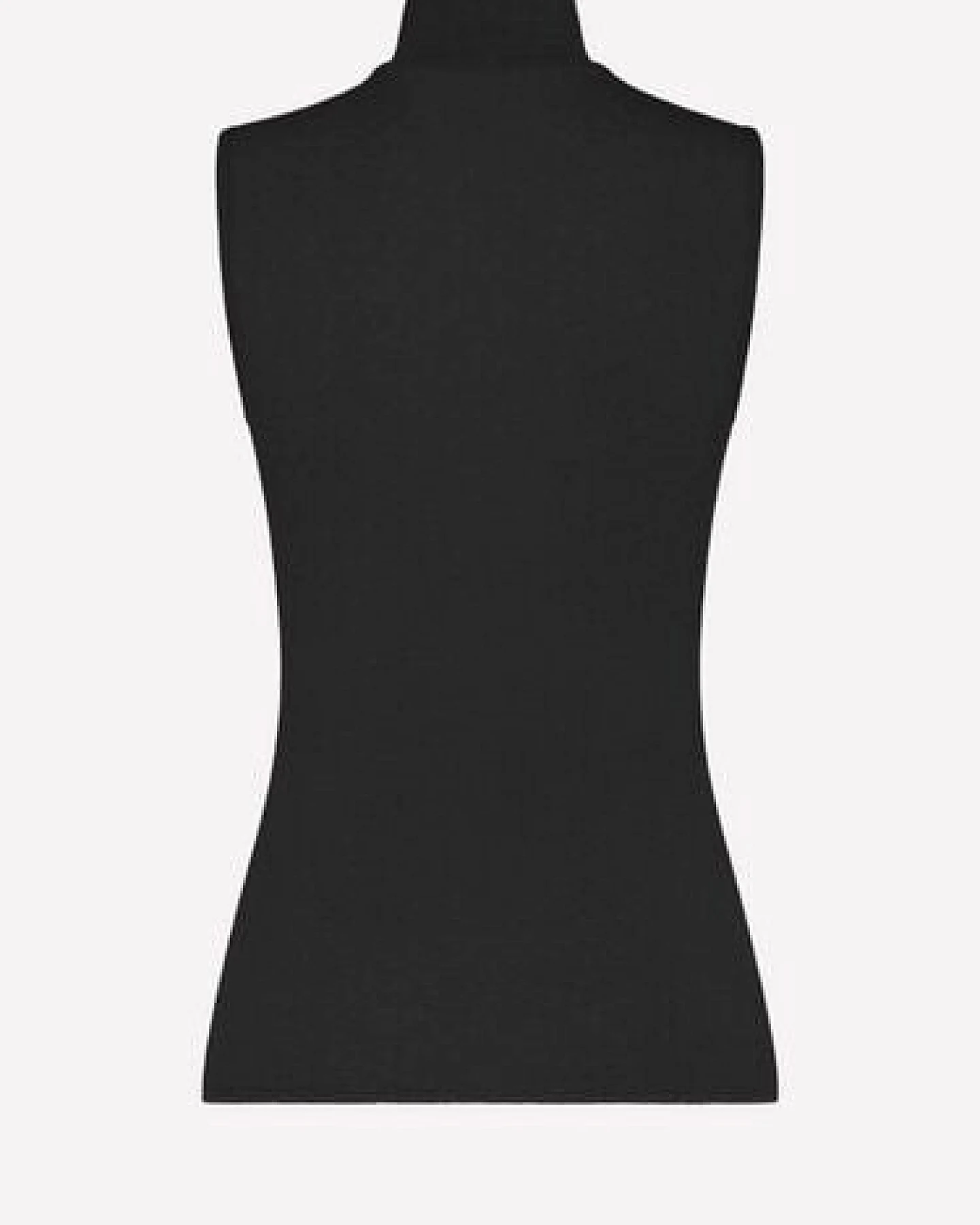 CASAGiN Ärmelloser Rollkragenpullover aus TENCEL und Kaschmir – Ansicht 2