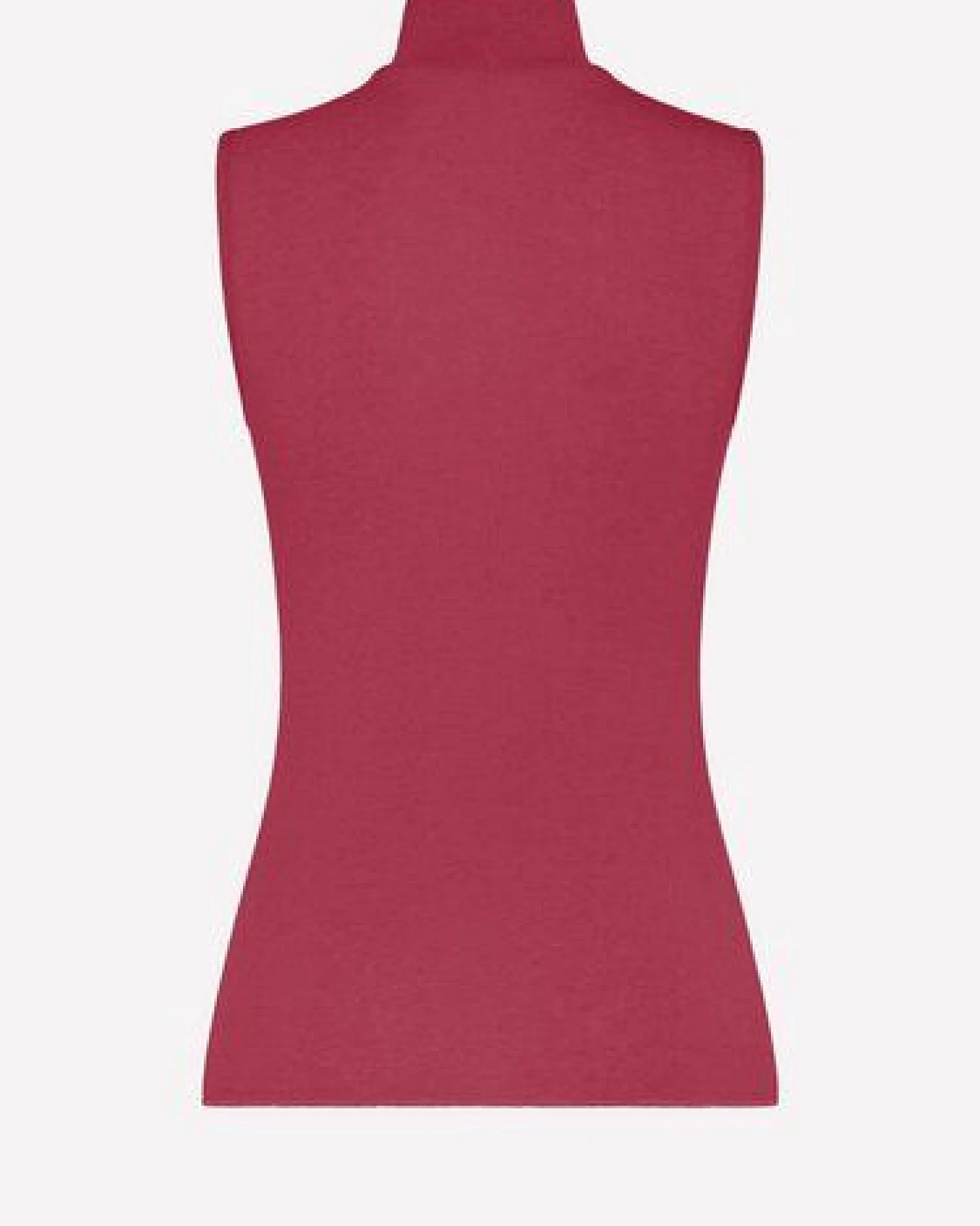 CASAGiN Ärmelloser Rollkragenpullover aus TENCEL und Kaschmir – Ansicht 2