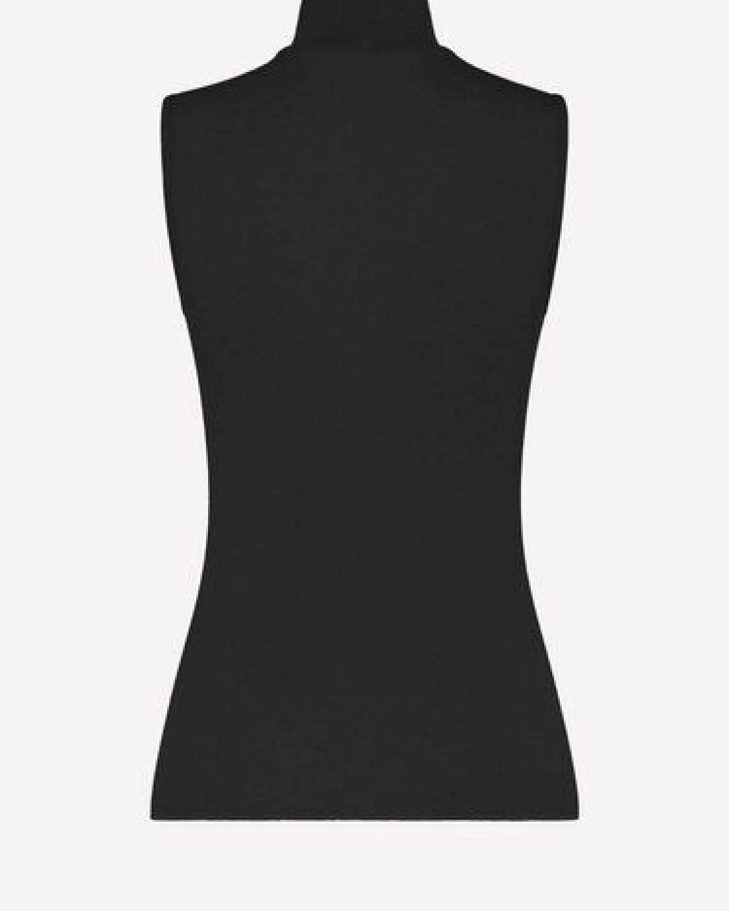 CASAGiN Ärmelloser Rollkragenpullover aus TENCEL und Kaschmir – Ansicht 2