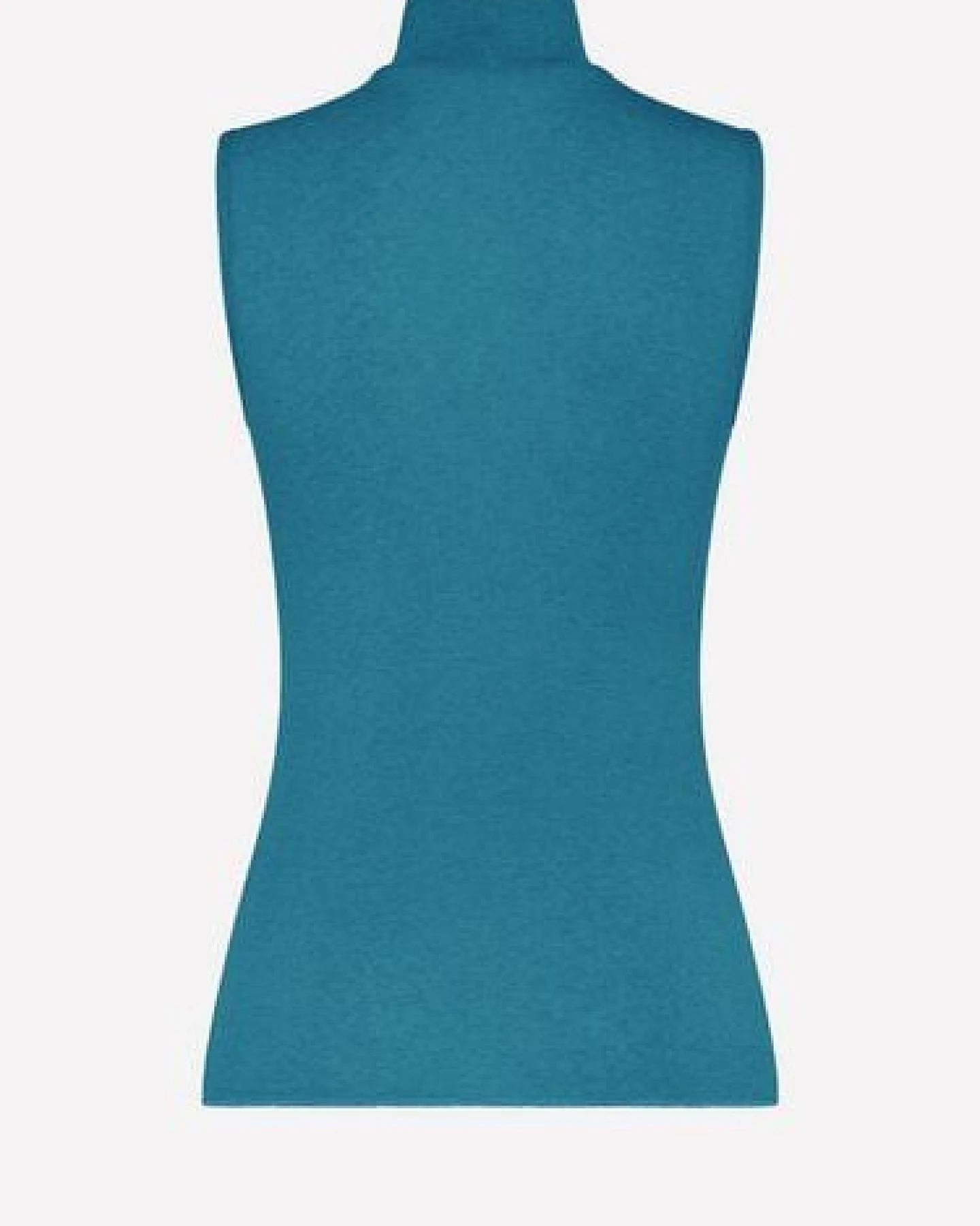 CASAGiN Ärmelloser Rollkragenpullover aus TENCEL und Kaschmir – Ansicht 2