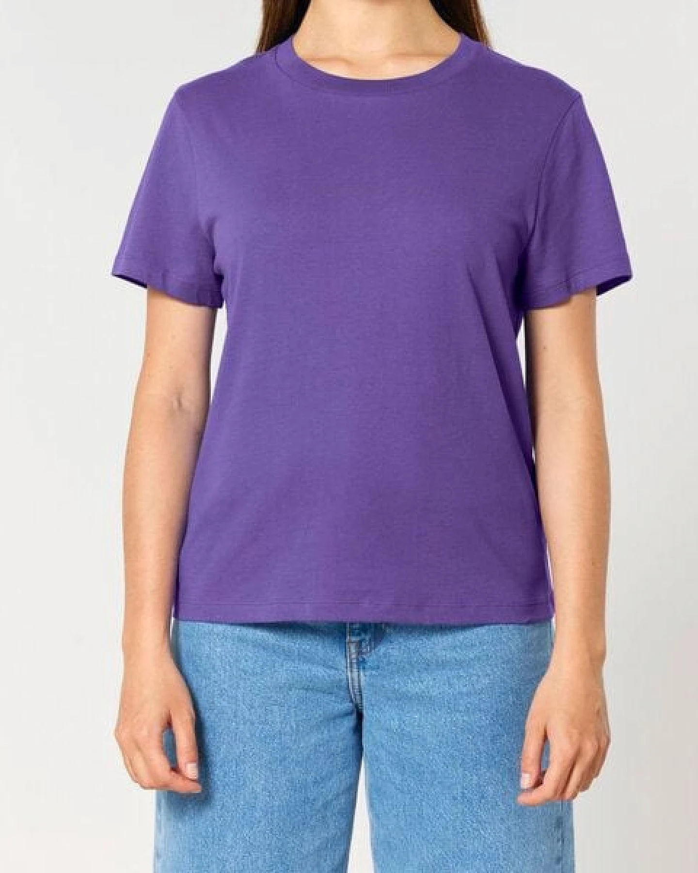 FAIRTICKEN BASICS Damen Basic T-Shirt aus 100% Bio-Baumwolle – Ansicht 2