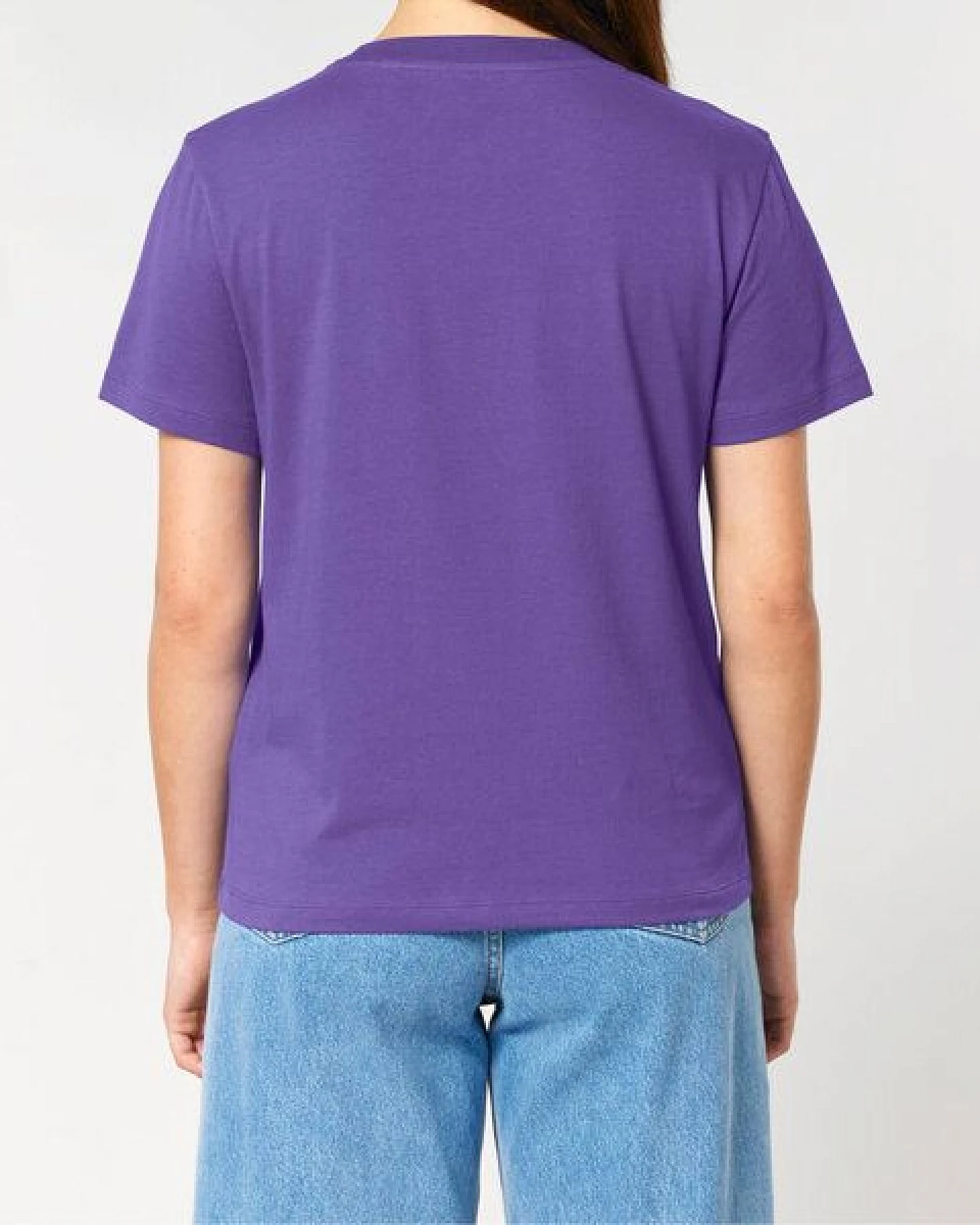 FAIRTICKEN BASICS Damen Basic T-Shirt aus 100% Bio-Baumwolle – Ansicht 3