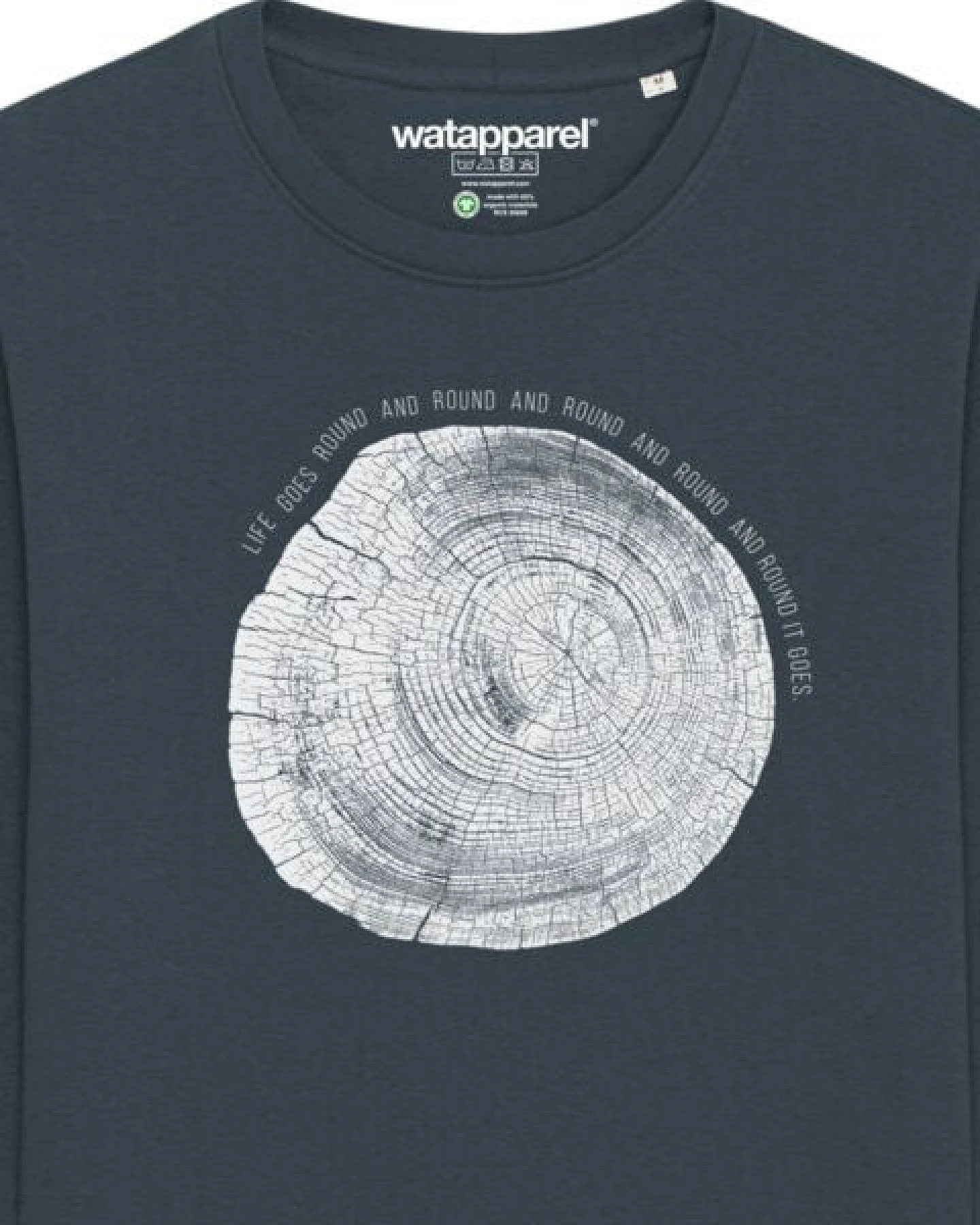 watapparel Sweatshirt Unisex Baumscheibe – Ansicht 3