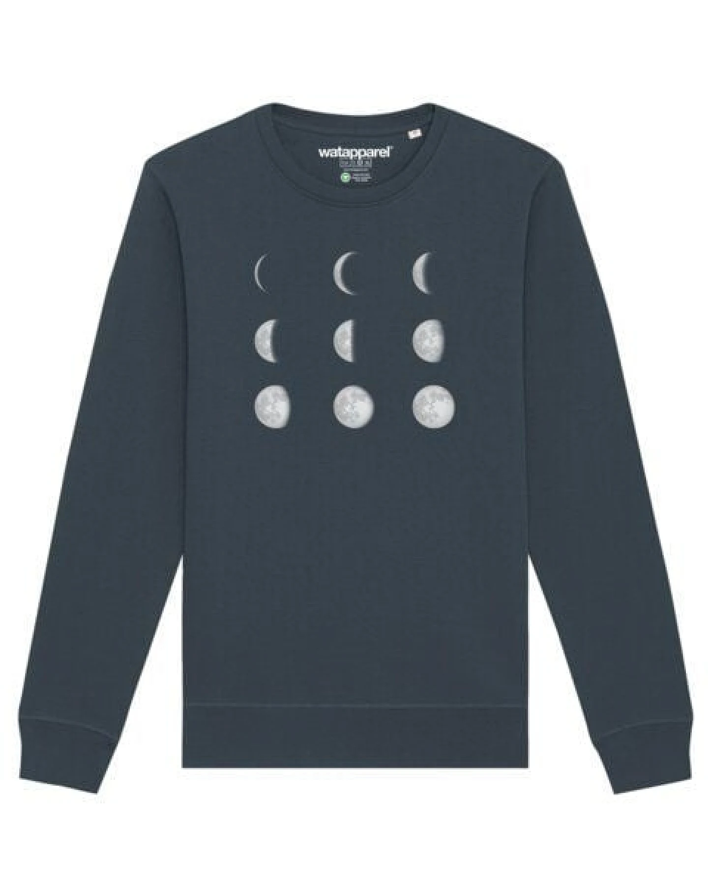 watapparel Sweatshirt Unisex Moonphases – Ansicht 2