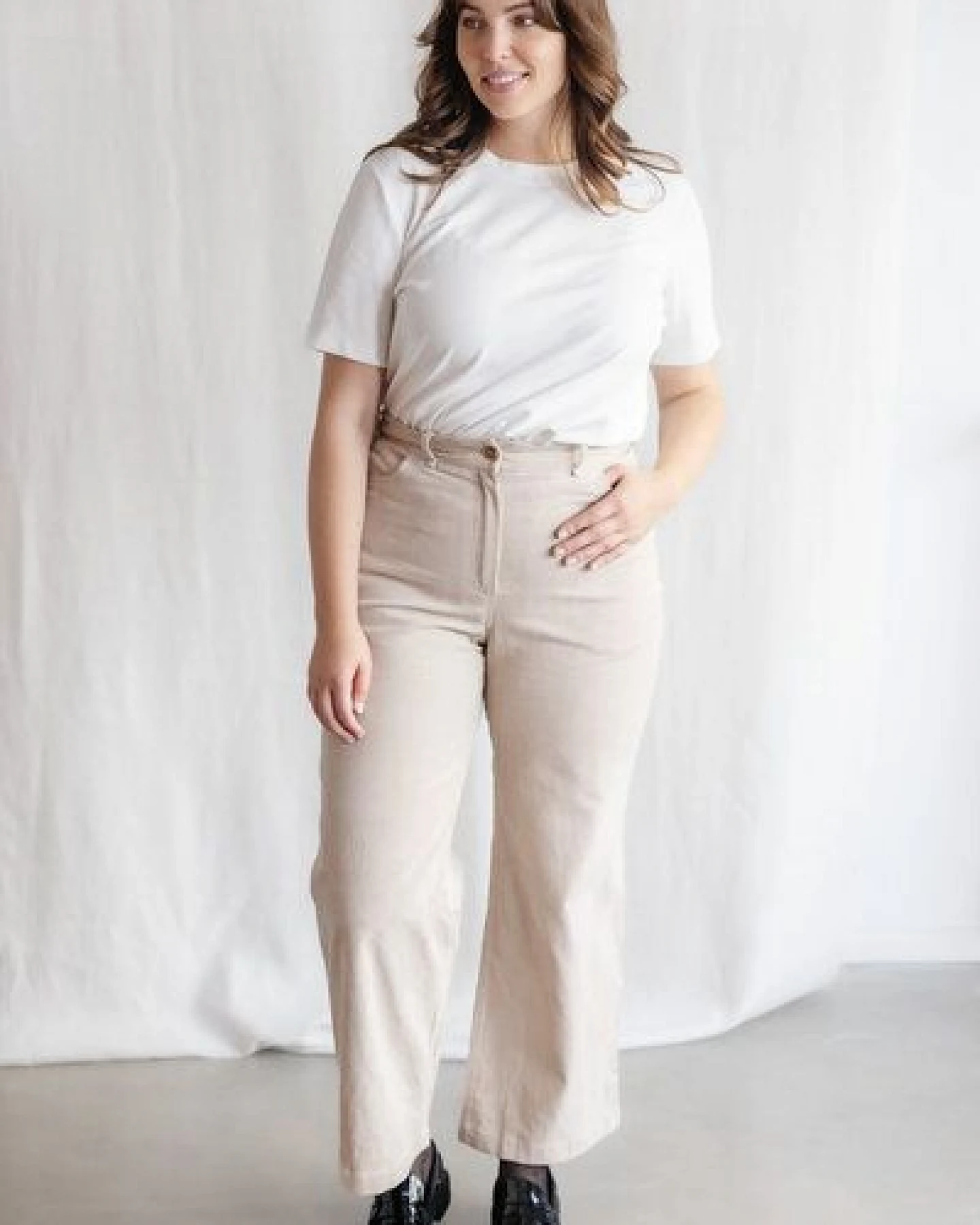Jyoti - Fair Works Bio-Baumwollcord Hose Tushar – Ansicht 4