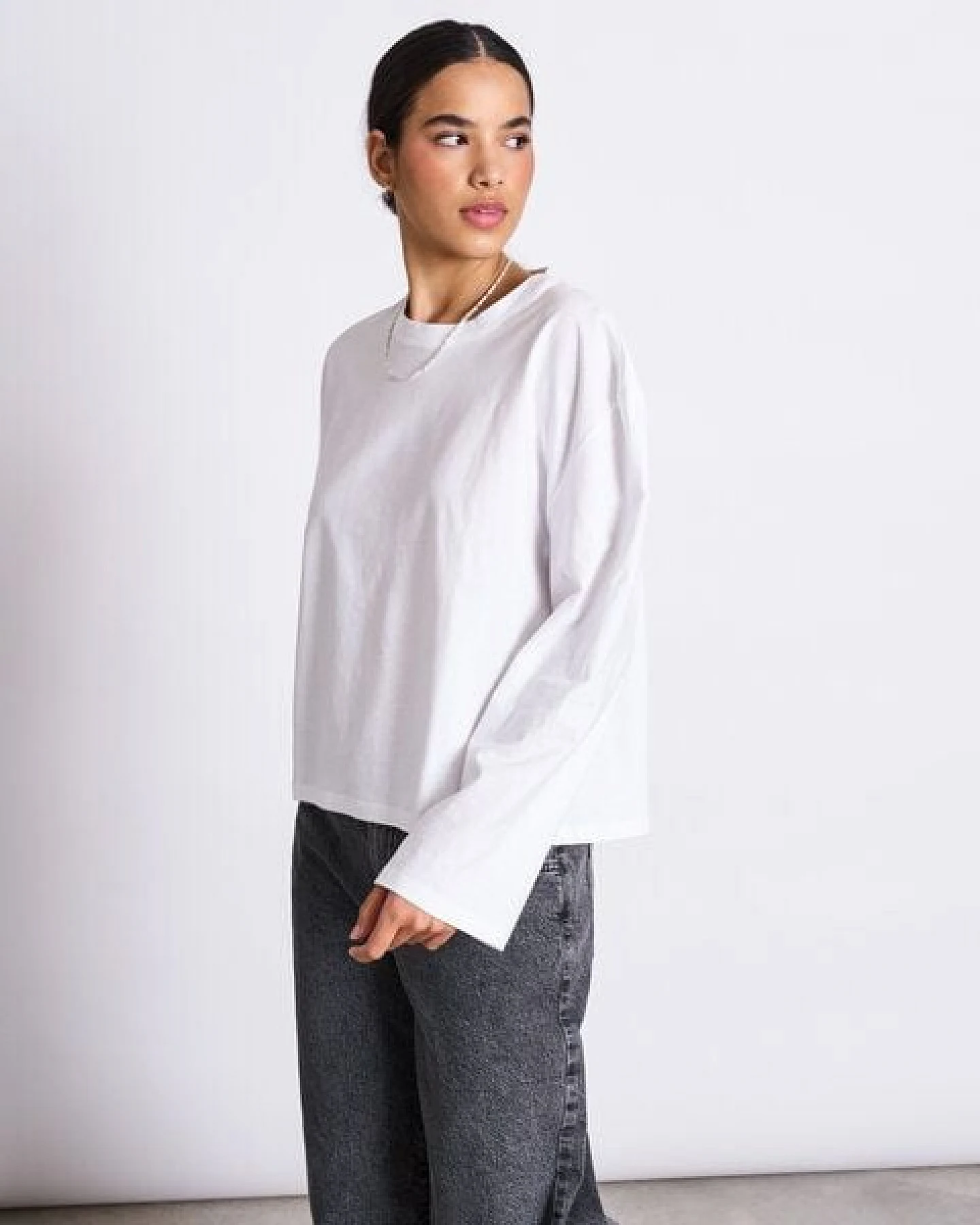 JAN N JUNE Boxy Langarmshirt ANKIRA – Ansicht 3