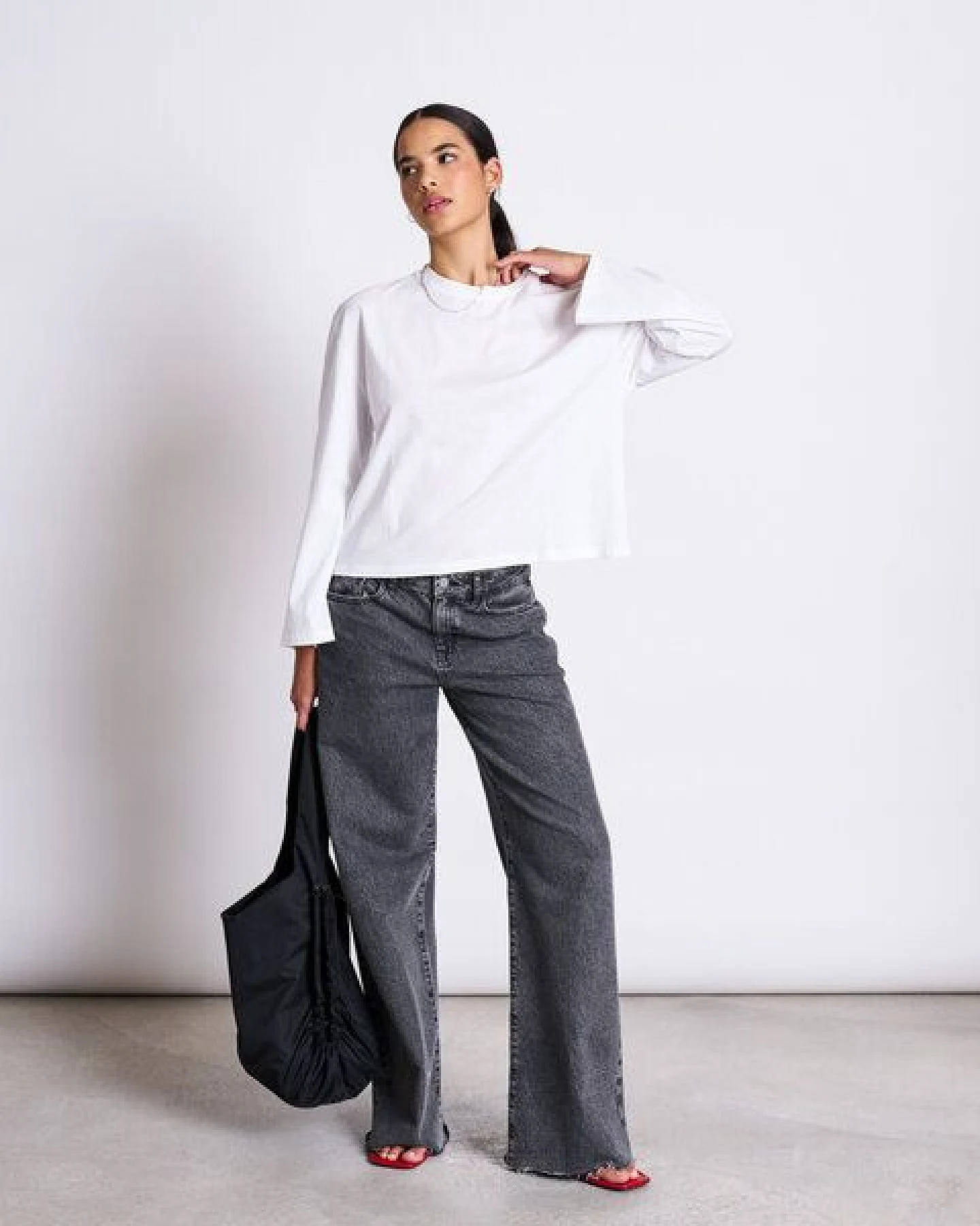 JAN N JUNE Boxy Langarmshirt ANKIRA – Ansicht 2