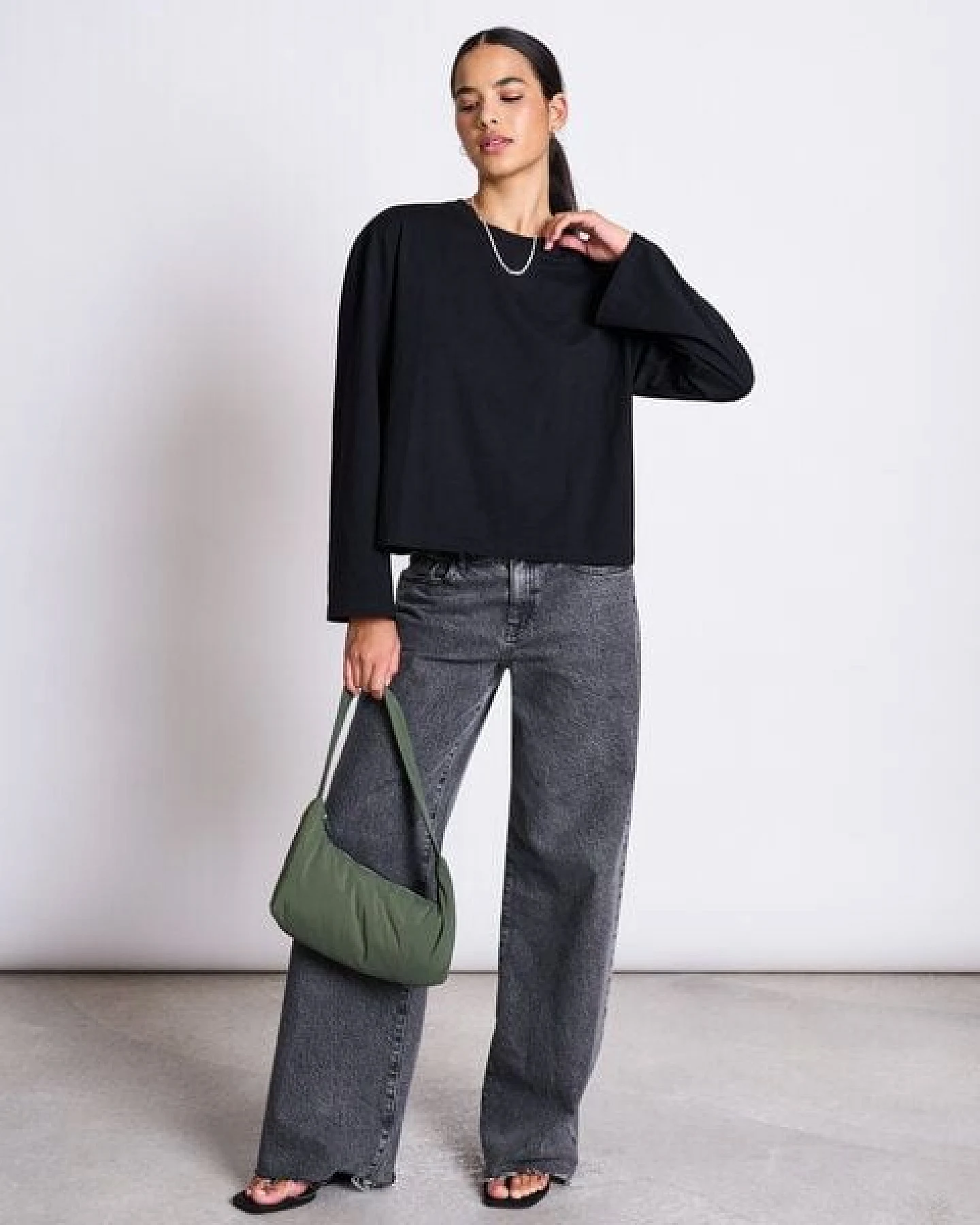 JAN N JUNE Boxy Langarmshirt ANKIRA – Ansicht 2
