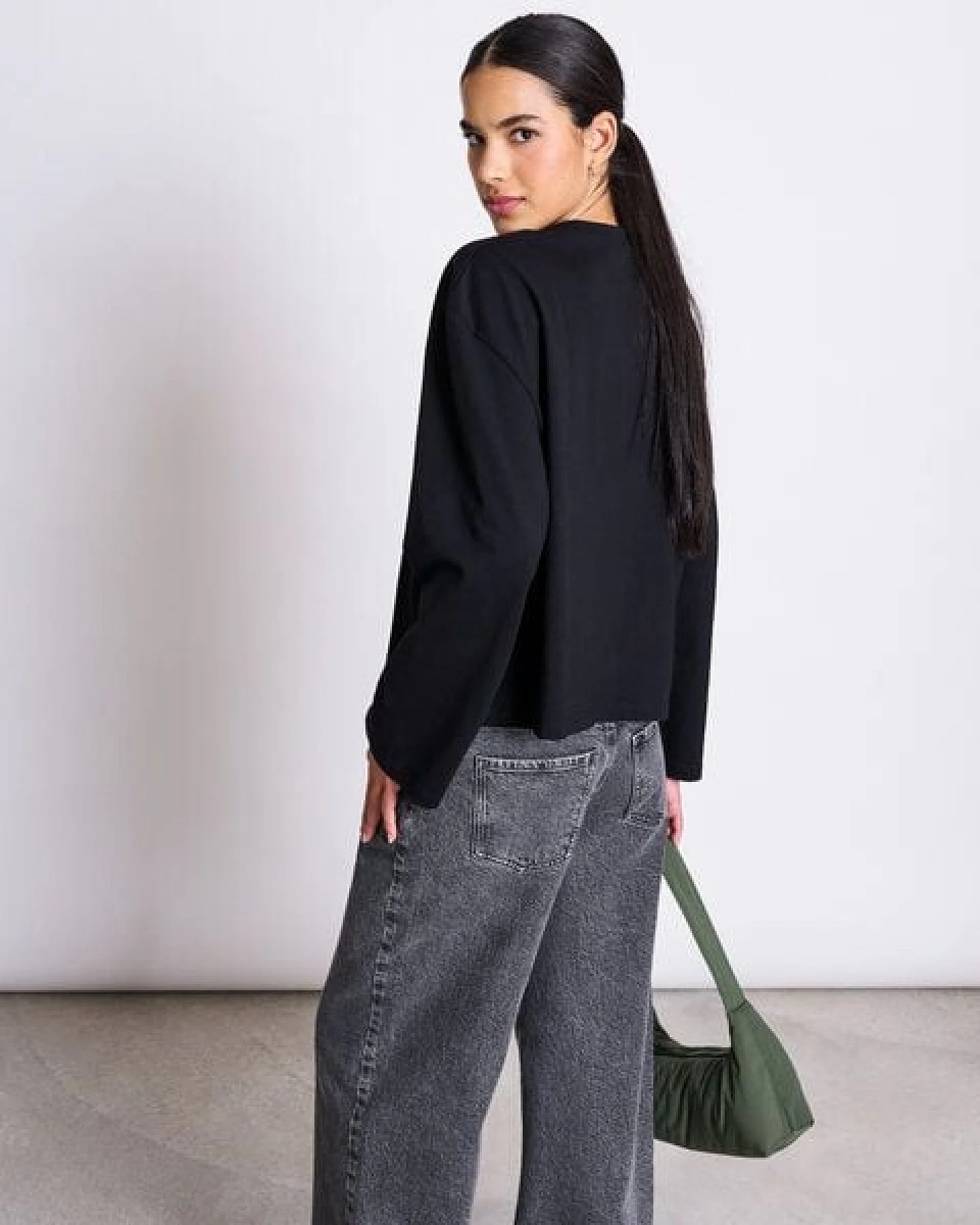 JAN N JUNE Boxy Langarmshirt ANKIRA – Ansicht 3