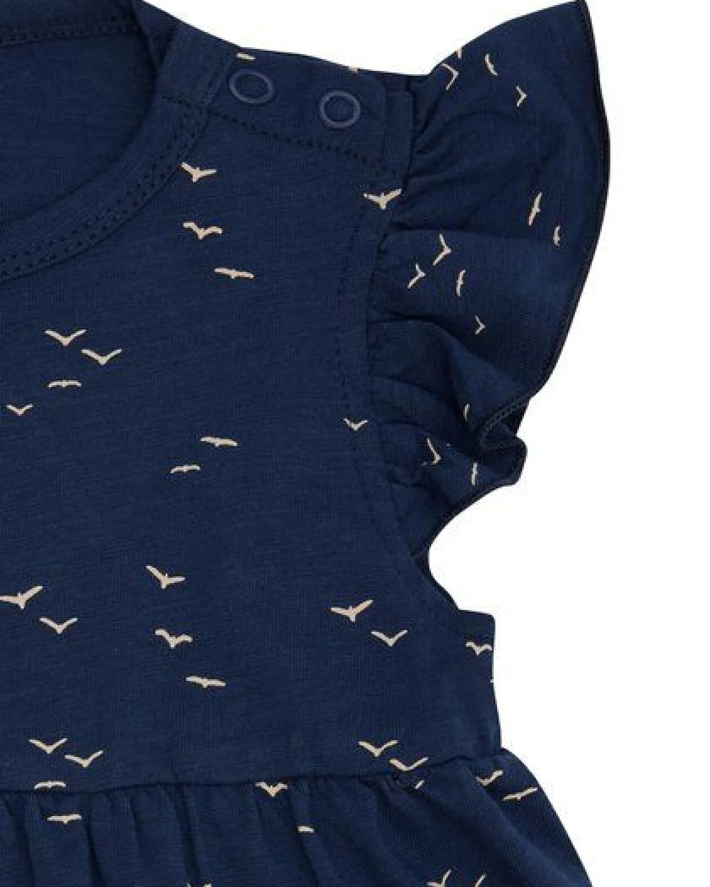 loud + proud Babys & Kinder Kleid Slub Jersey, GOTS-zertifiziert – Ansicht 3