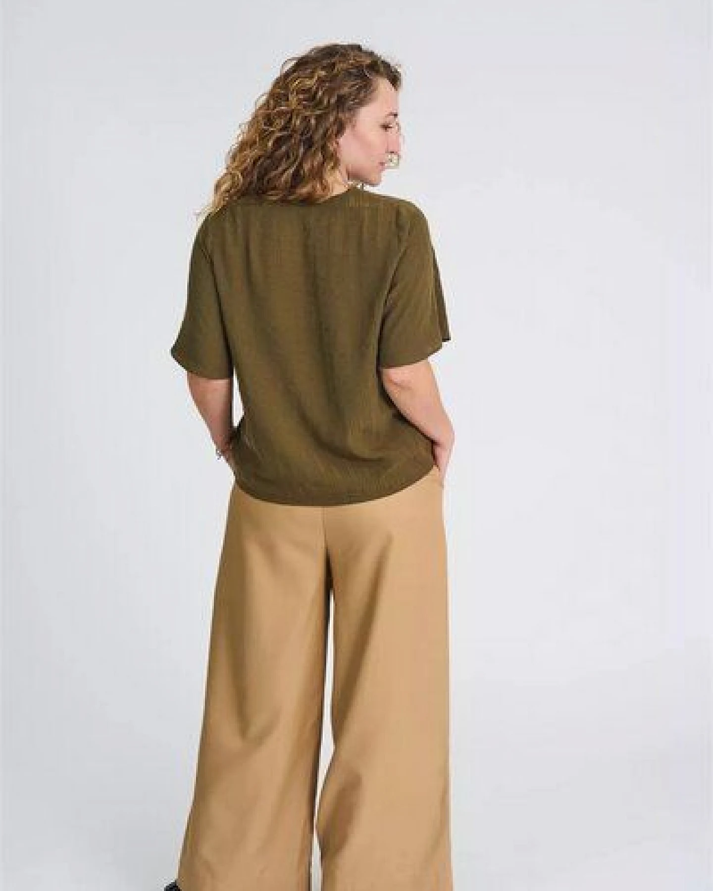 Zerum Kurzarm Bluse Modell: Marlu – Ansicht 2