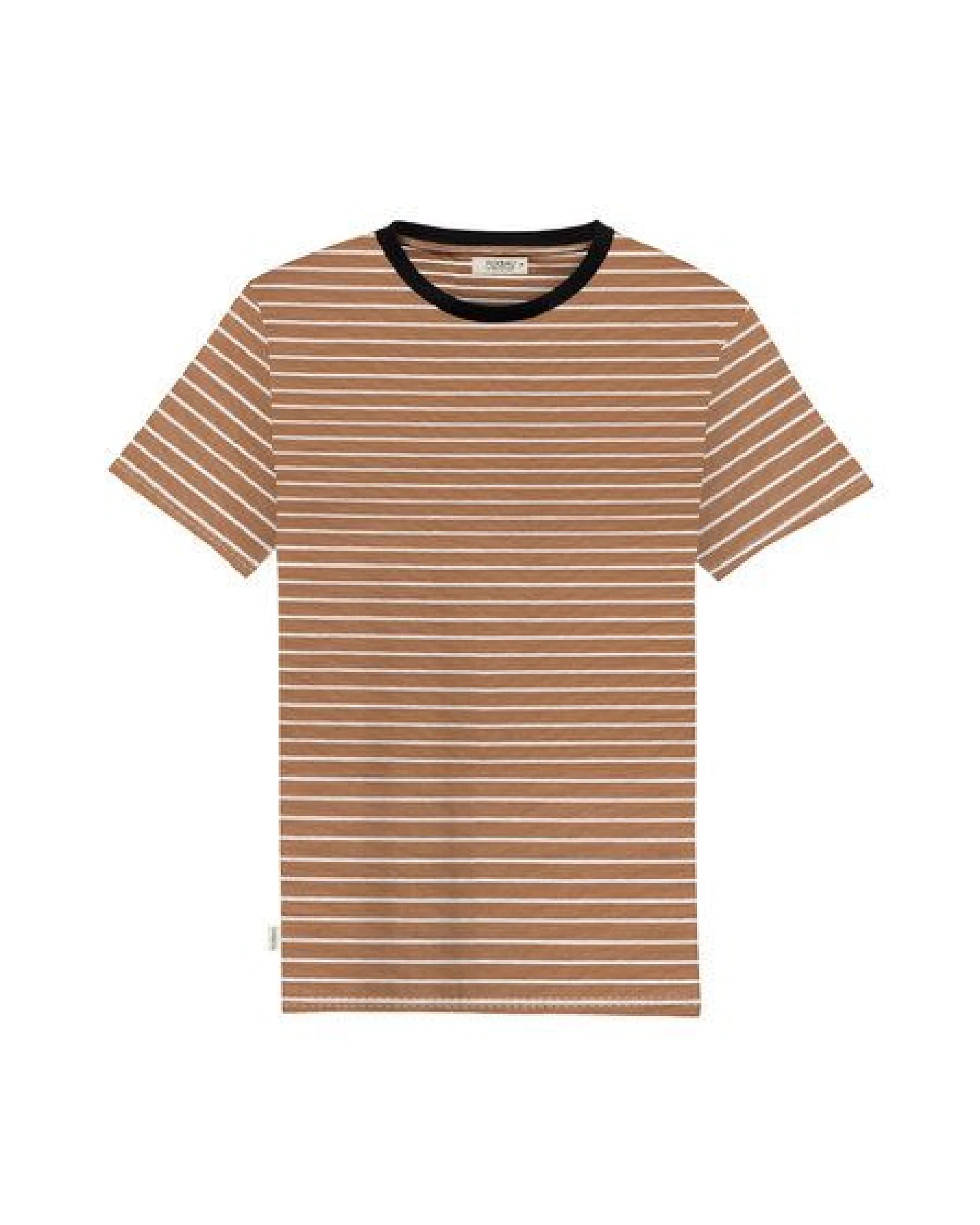 FUXBAU Gestreiftes Männer T-Shirt - karamell – Ansicht 2