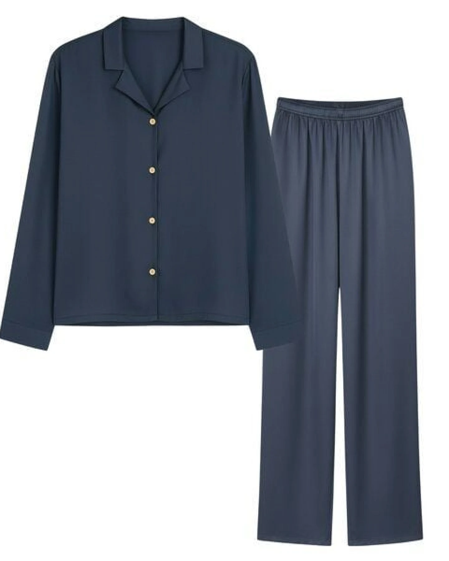 AGA.PIE Damen Pyjama-Set Langarm aus 100% Lyocell aus Bambuscellulose – Ansicht 2