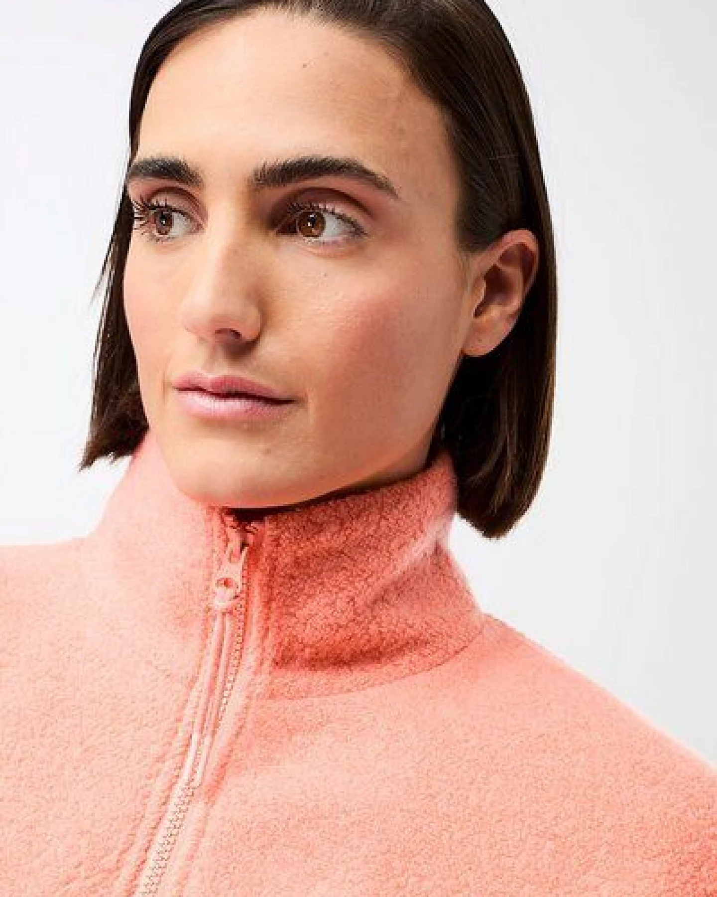 LangerChen Weiche Blousonjacke mit Stehkragen – Ansicht 3