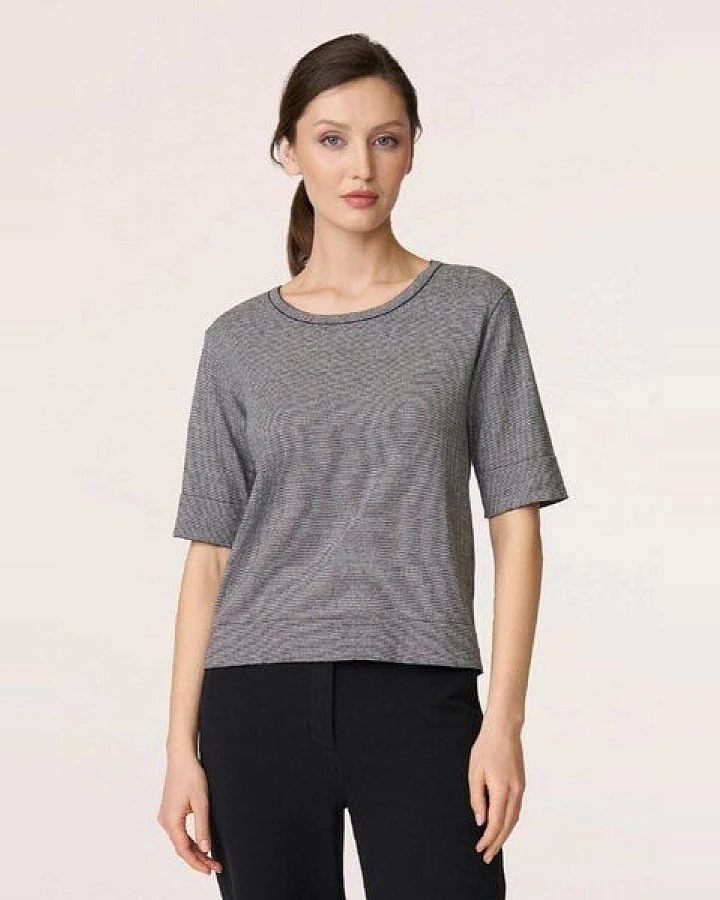 LANA Organic leichter Strickpulli für Damen, Modell Nicole
