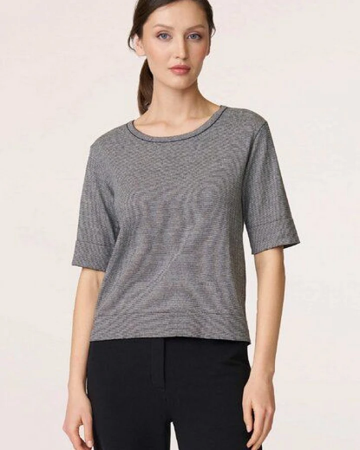 LANA Organic leichter Strickpulli für Damen, Modell Nicole